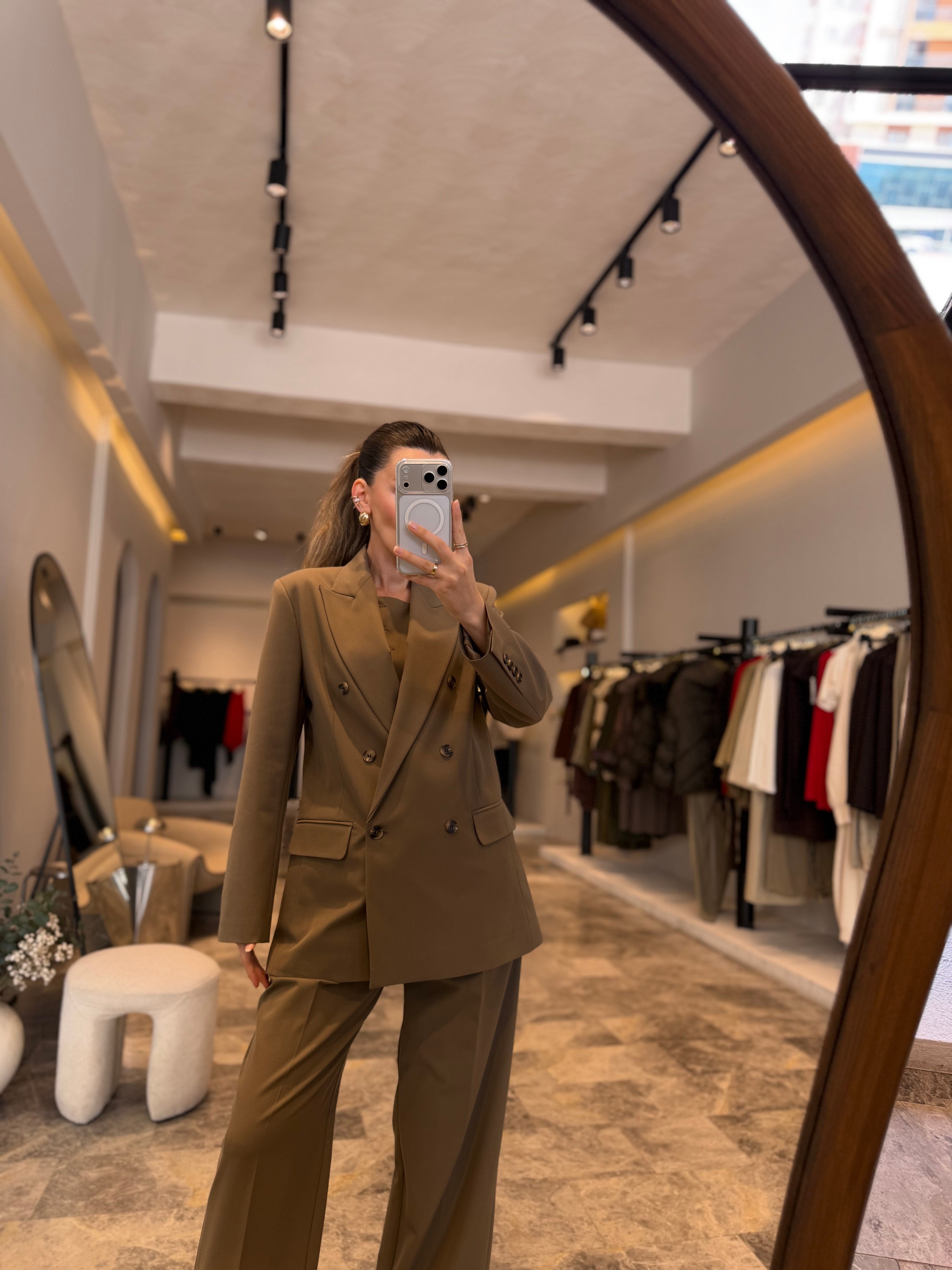 Haki Blazer Ceket