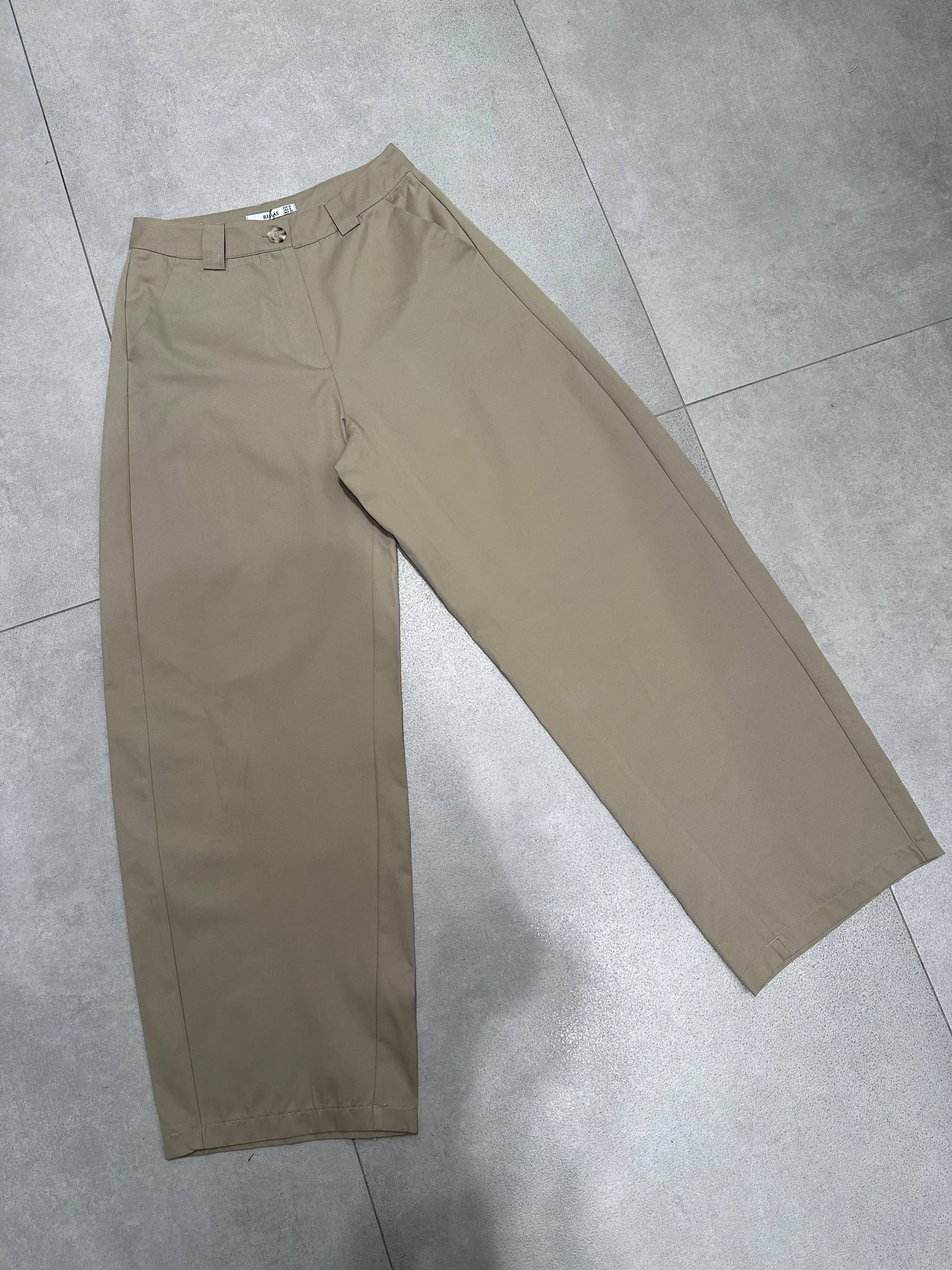 Haki ZR Model Barrel Pantolon 
