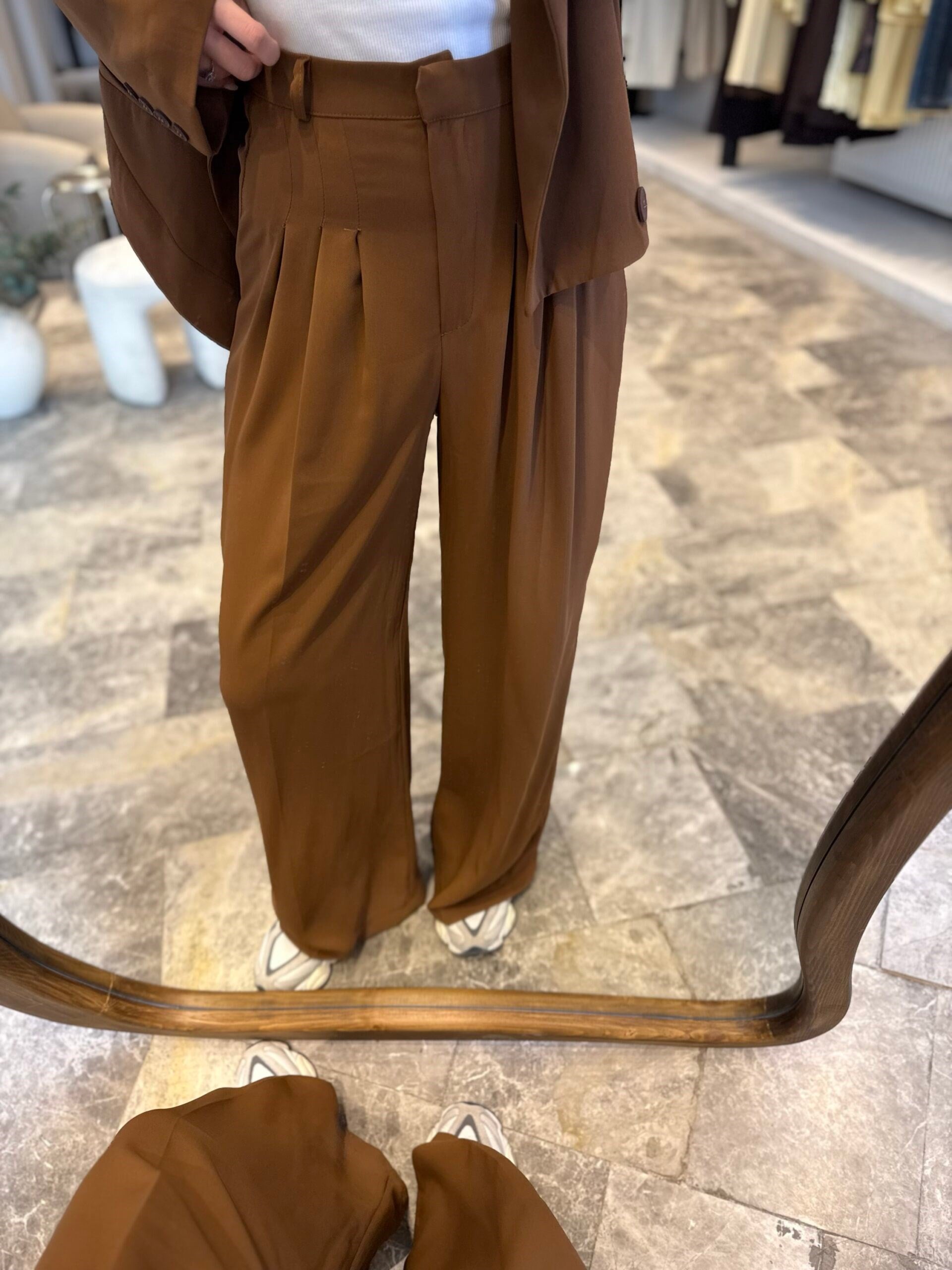 Kruvaze Ceket & Pantolon Takım