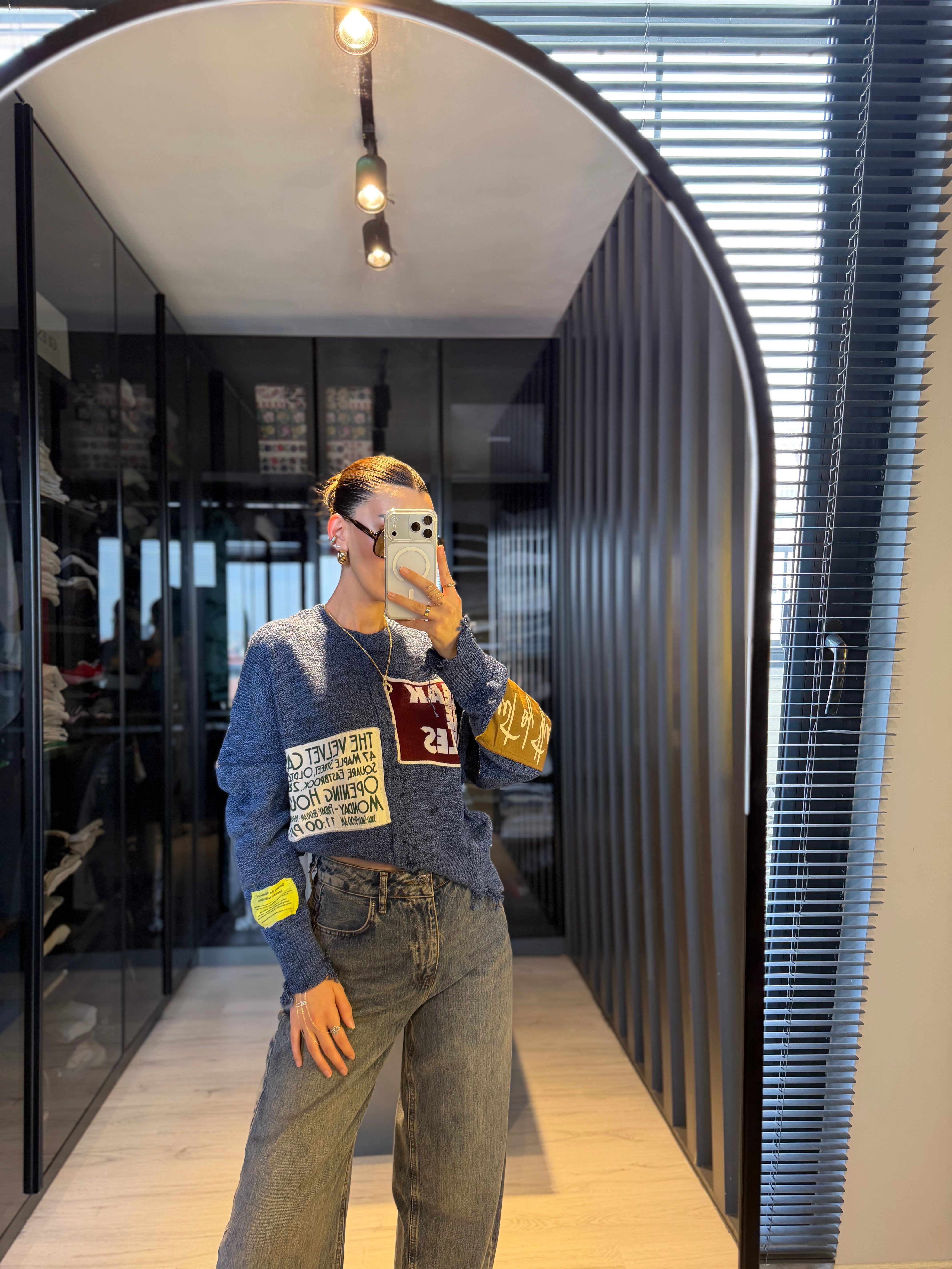 Lacivert Marka Model Tasarım Triko 