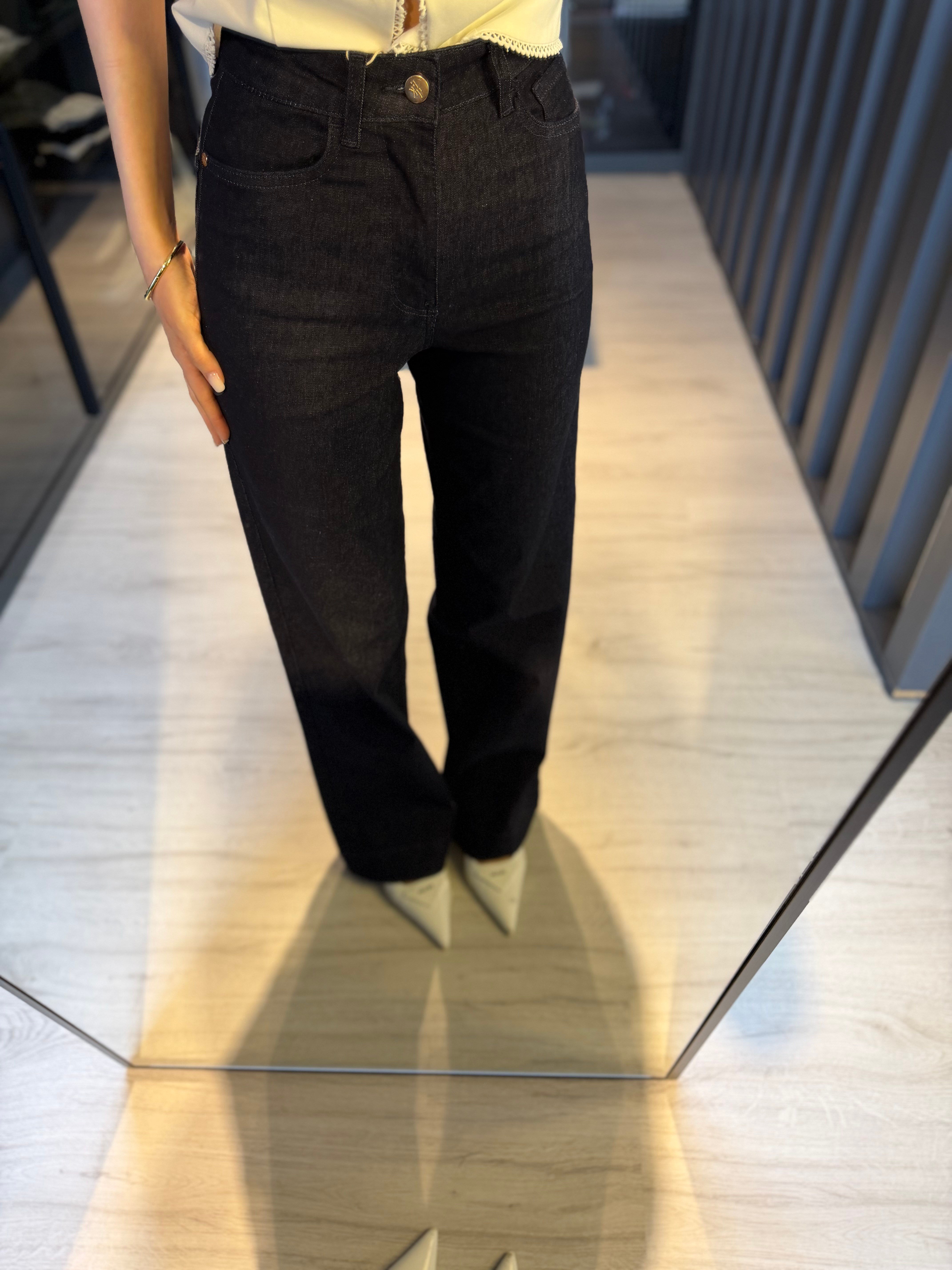 Long Fit Geniş Paça Jean 