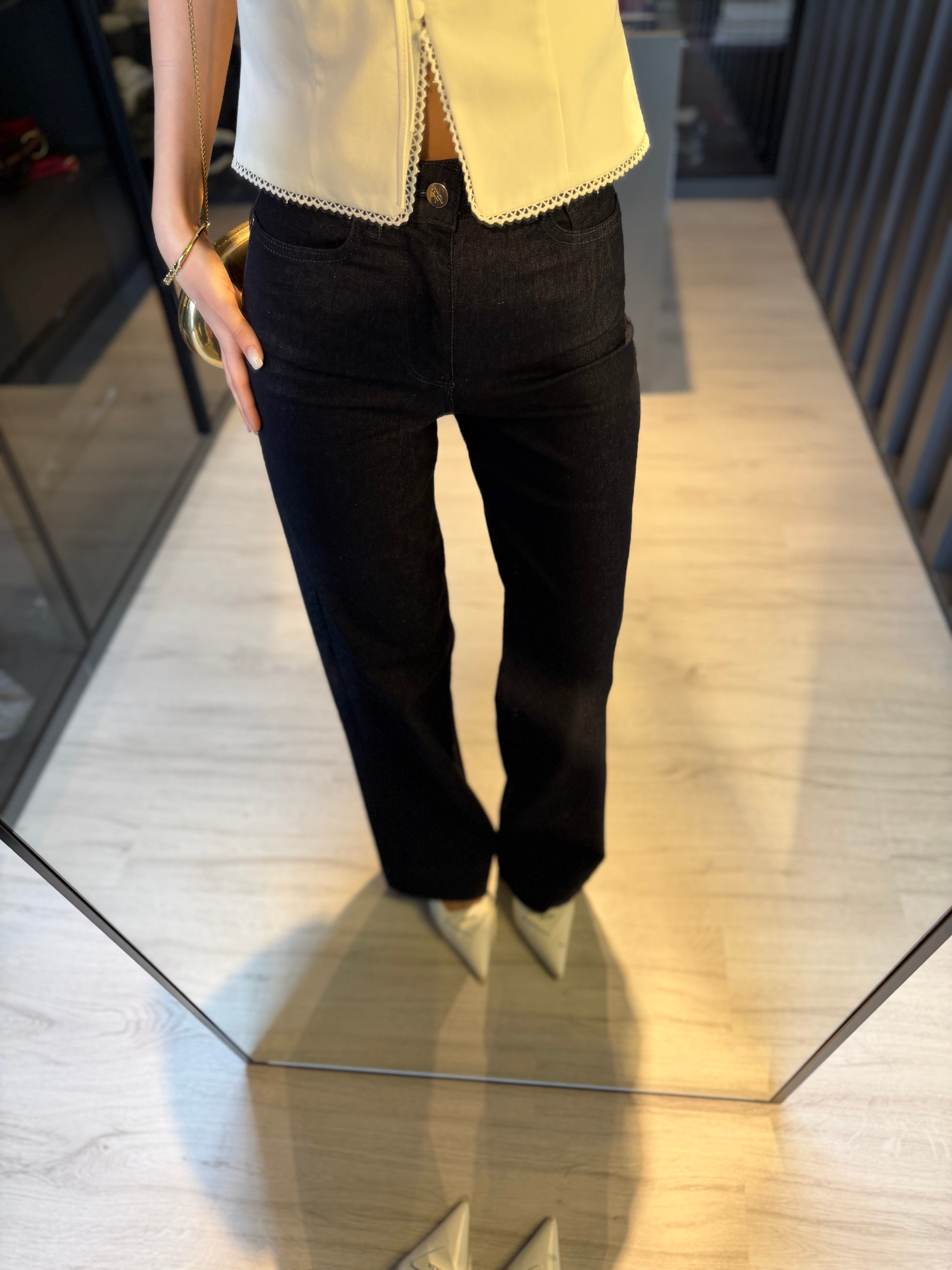 Long Fit Geniş Paça Jean 