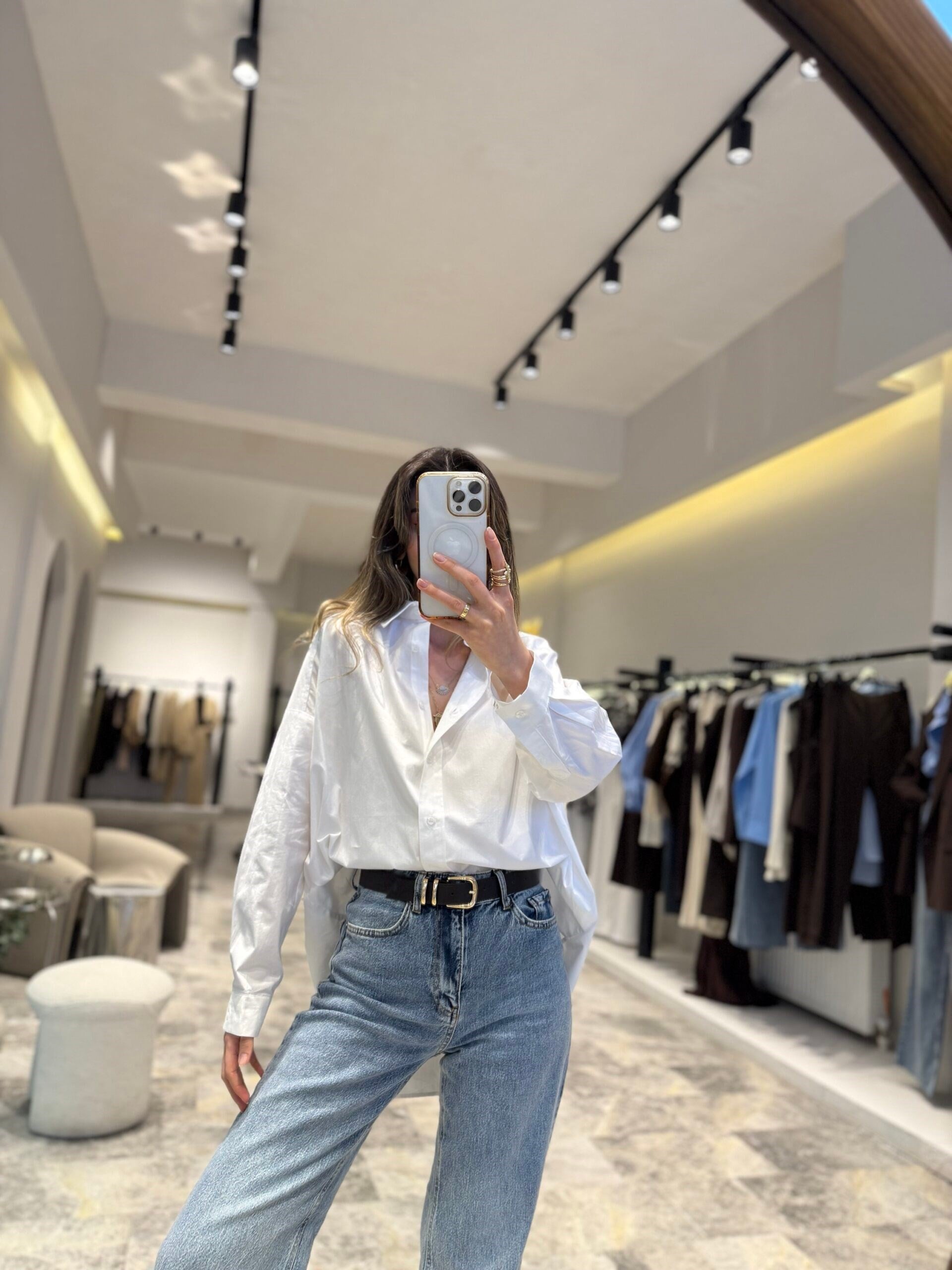 Oversize Poplin Gömlek