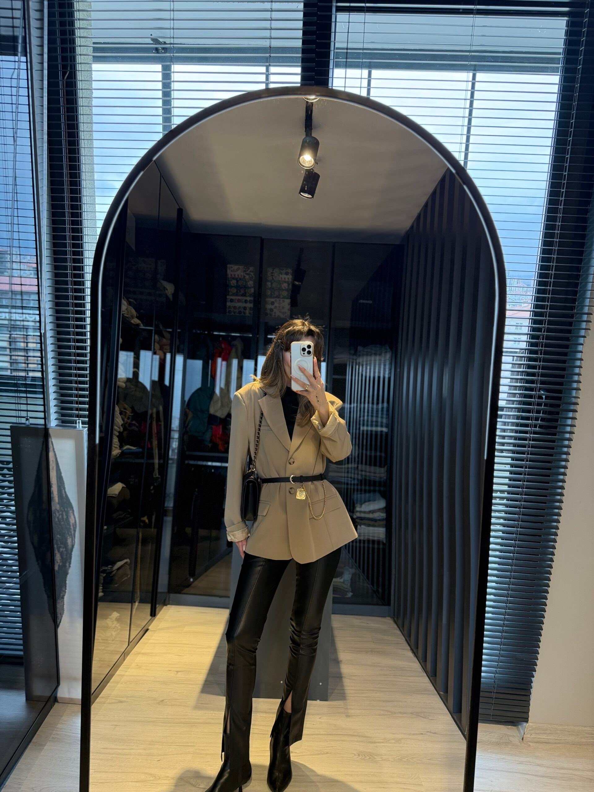 Poliviskon oversize ceket