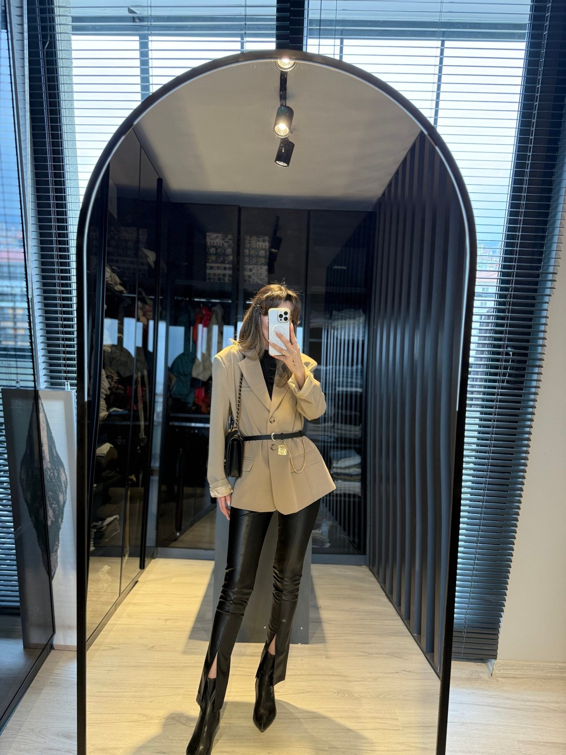 Poliviskon oversize ceket