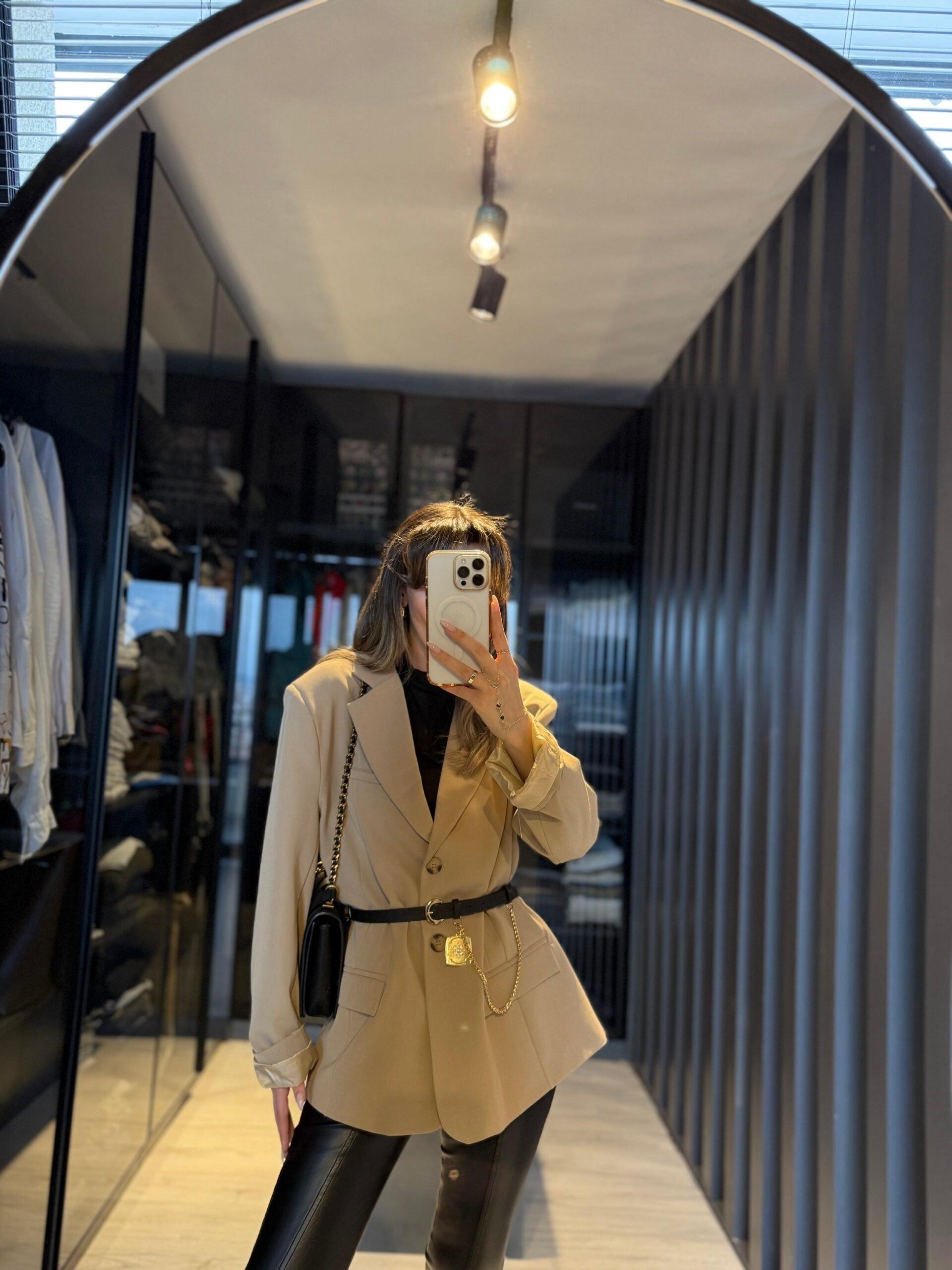 Poliviskon oversize ceket