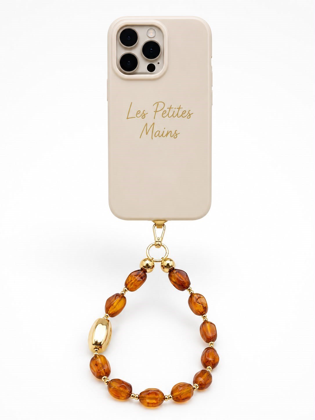 Les Petites Amber Charm – Gold Detaylı Çanta & Telefon Askısı