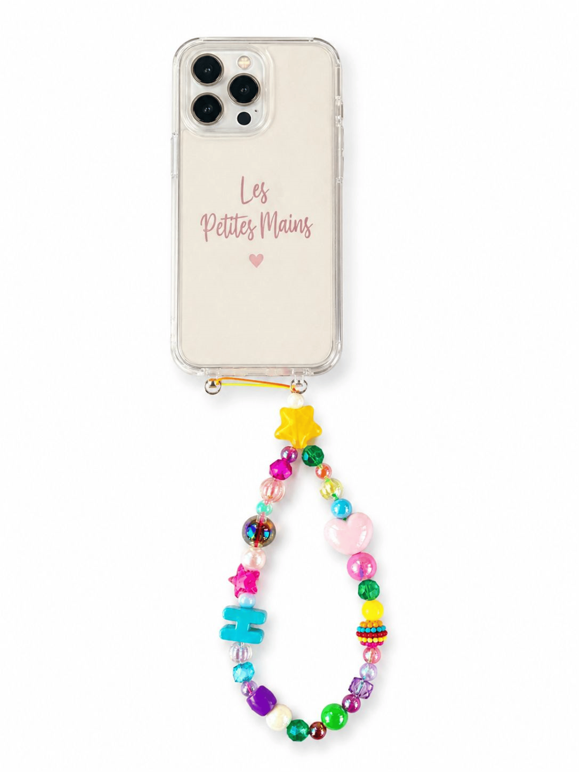 Name Pop H Telefon Askısı, Boncuklu Telefon Charmı ve Çanta Aksesuarı
