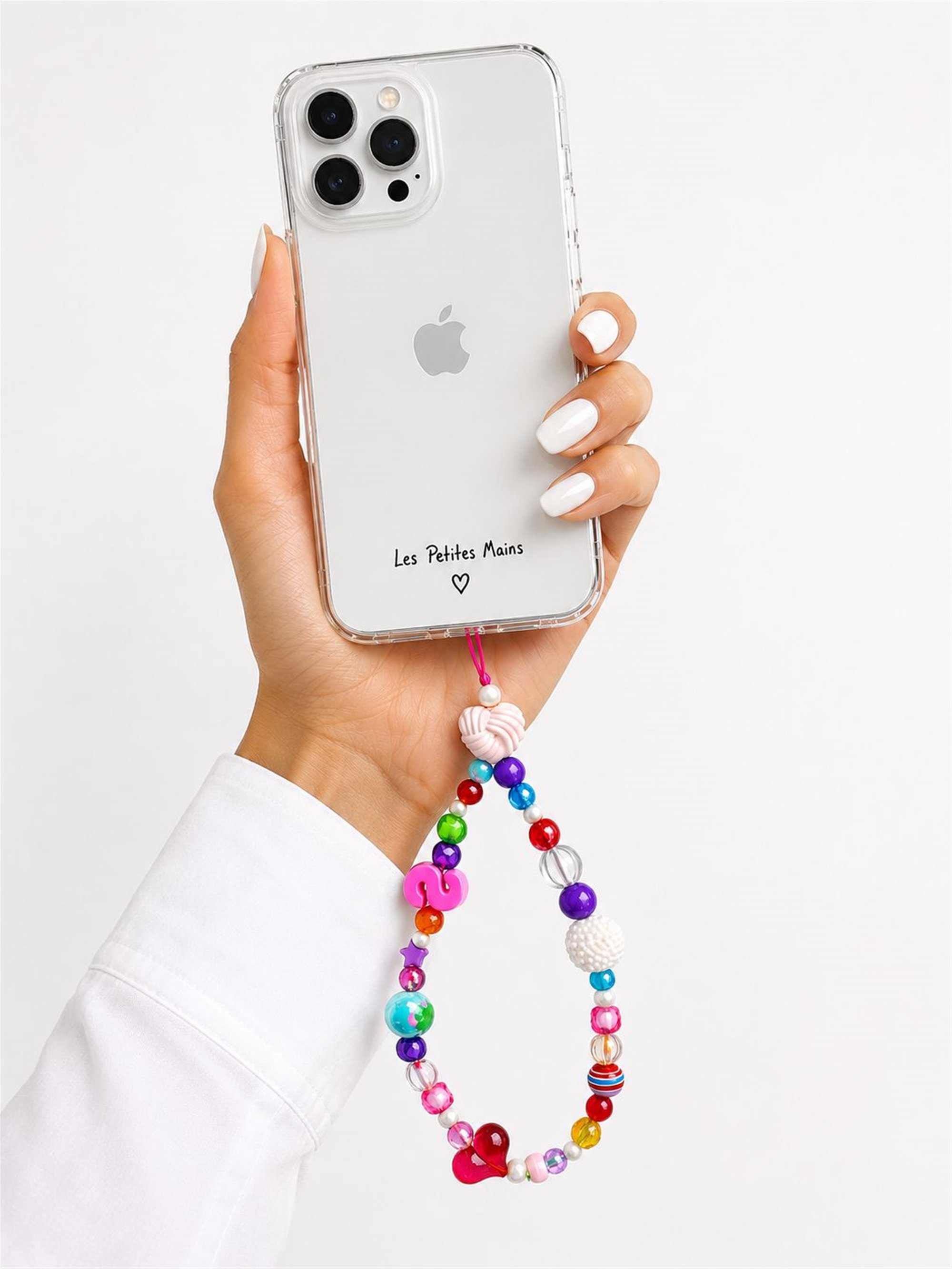Name Pop S Telefon Askısı, Boncuklu Telefon Charmı ve Çanta Aksesuarı
