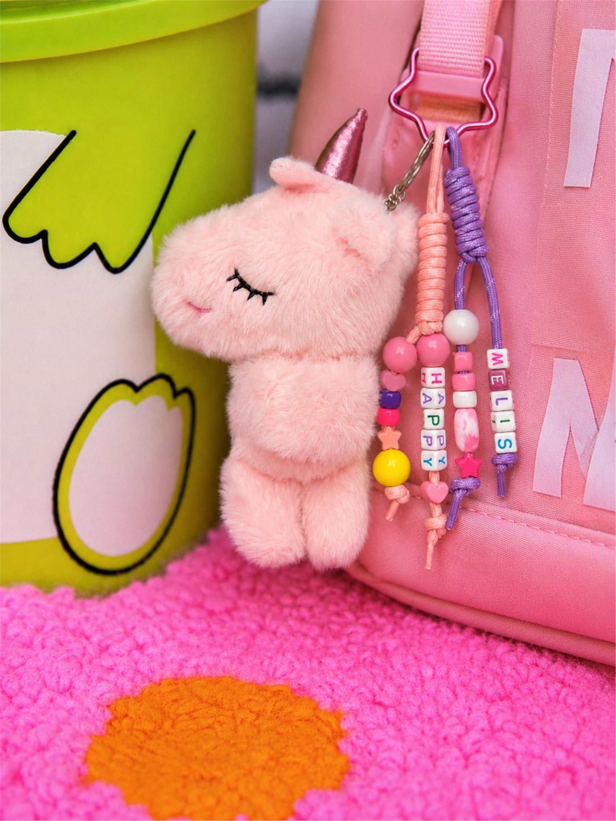 Unicorn Charm | Telefon ve Çanta Süsü, Sevimli Anahtarlık Aksesuarı