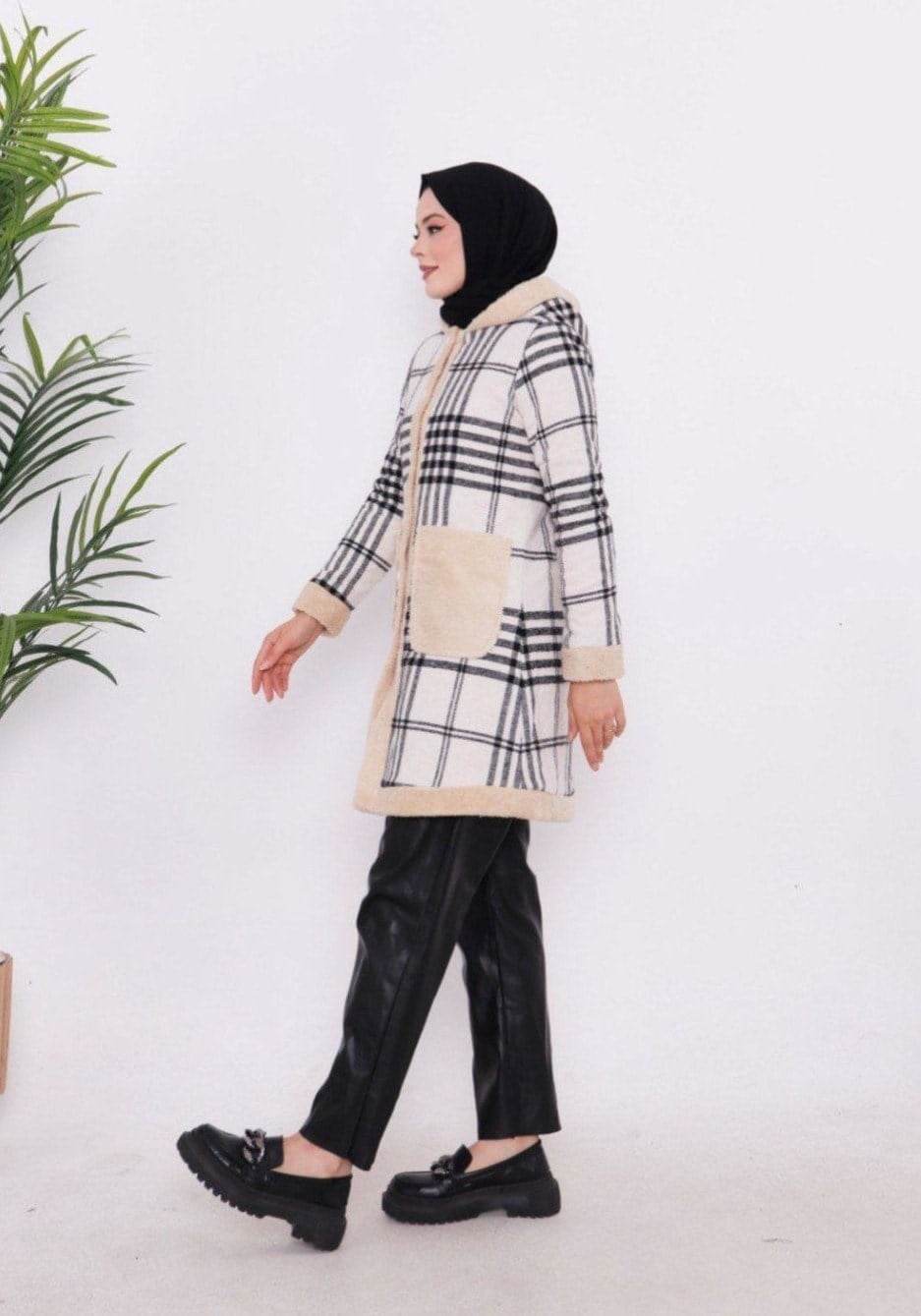 Ekose Desenli - Kaban