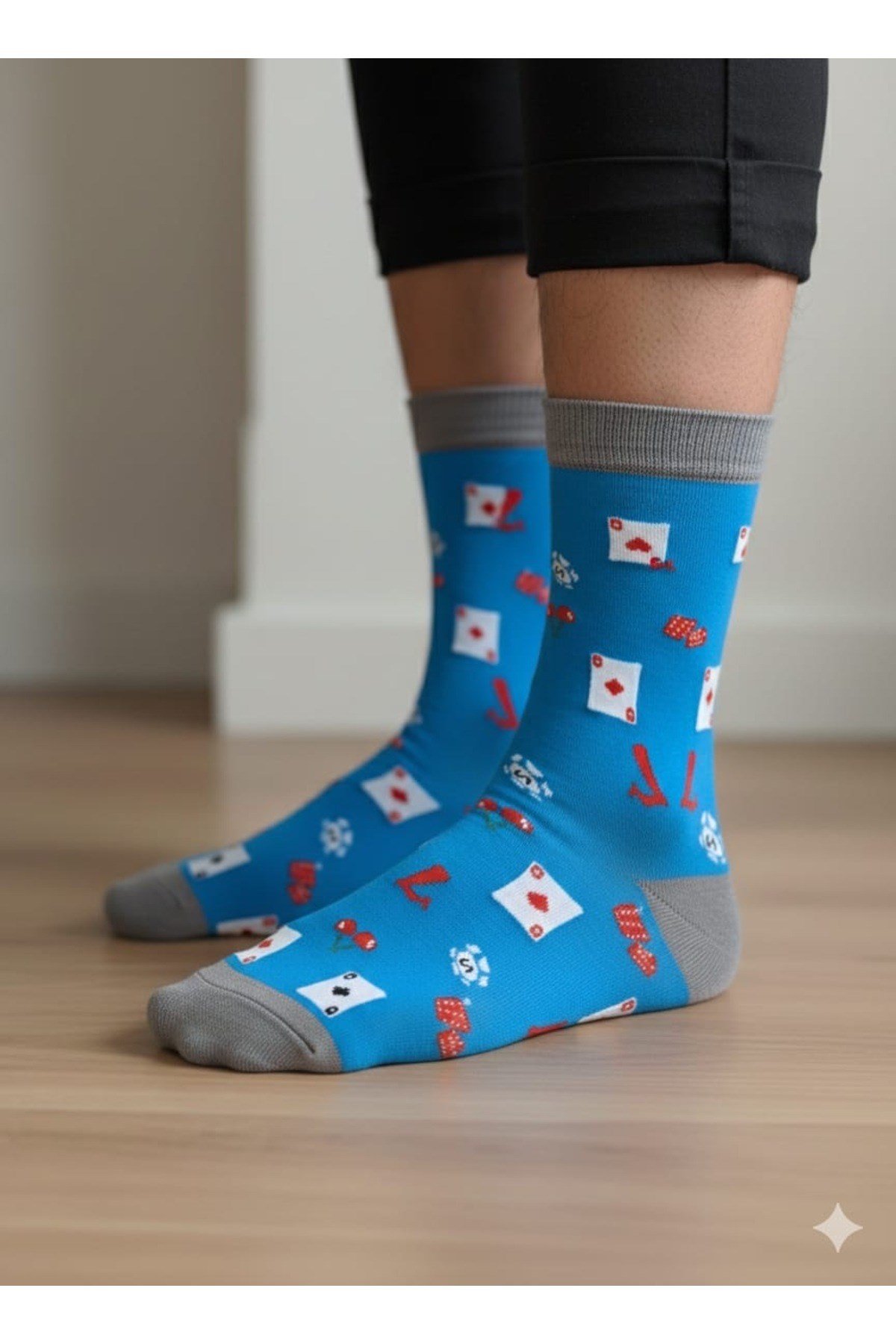 Gambler Temalı Renkli Çorap | Funny Socks Koleksiyonu