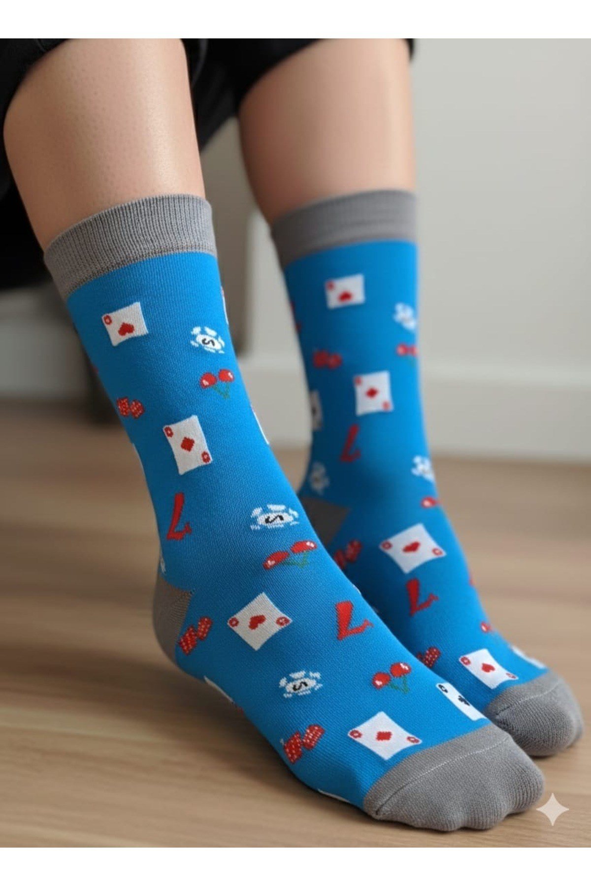 Gambler Temalı Renkli Çorap | Funny Socks Koleksiyonu