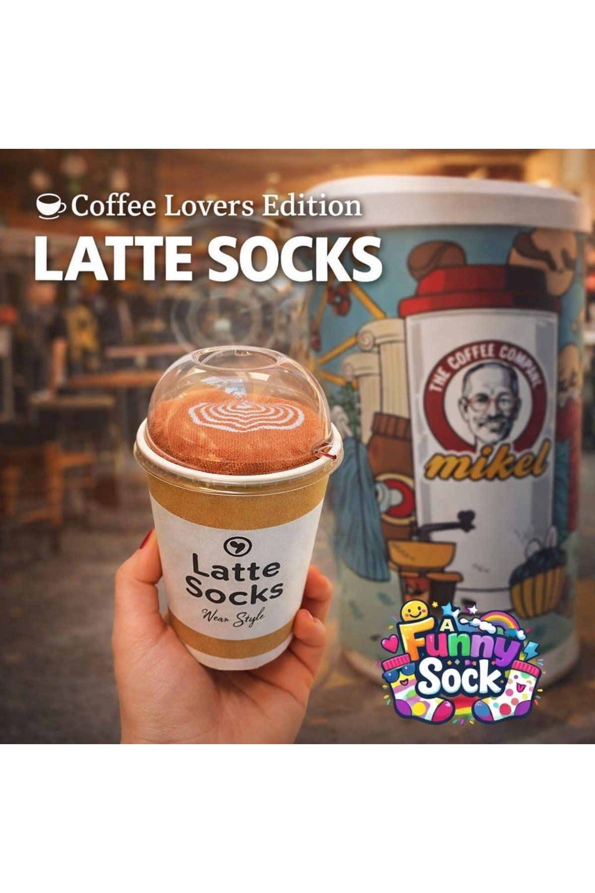 Latte Socks – Coffee Lovers Edition ☕🧦