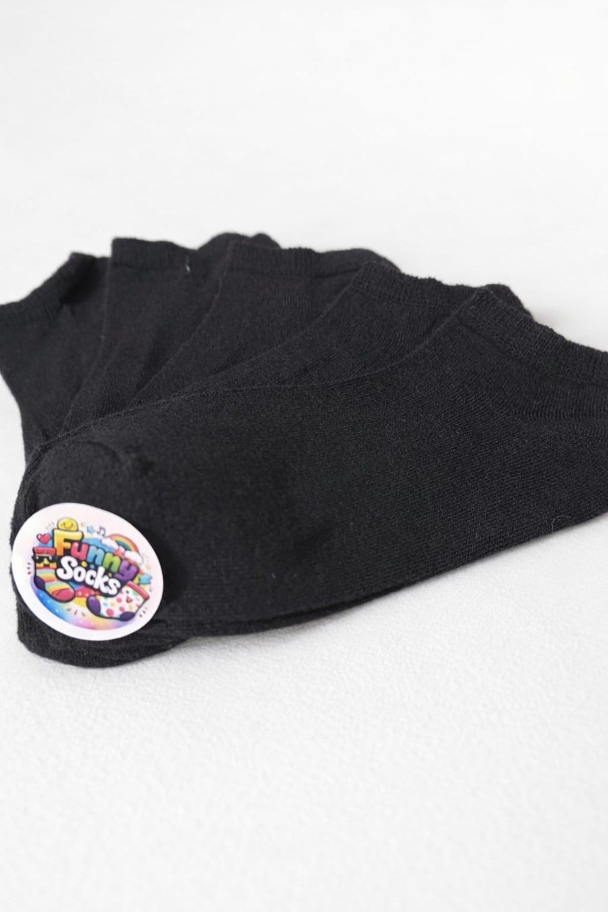 Sneaker Çorap – Siyah 5’li Paket