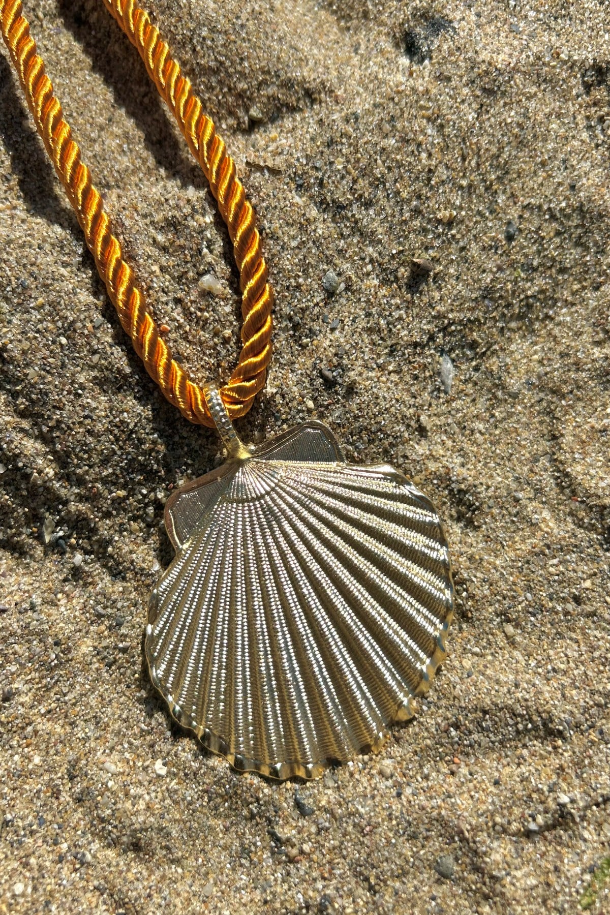 Deniz Kabuğu Detaylı Yazlık/Plajlık Kadın Kolye - Ayarlanabilir (27cm + 7cm)