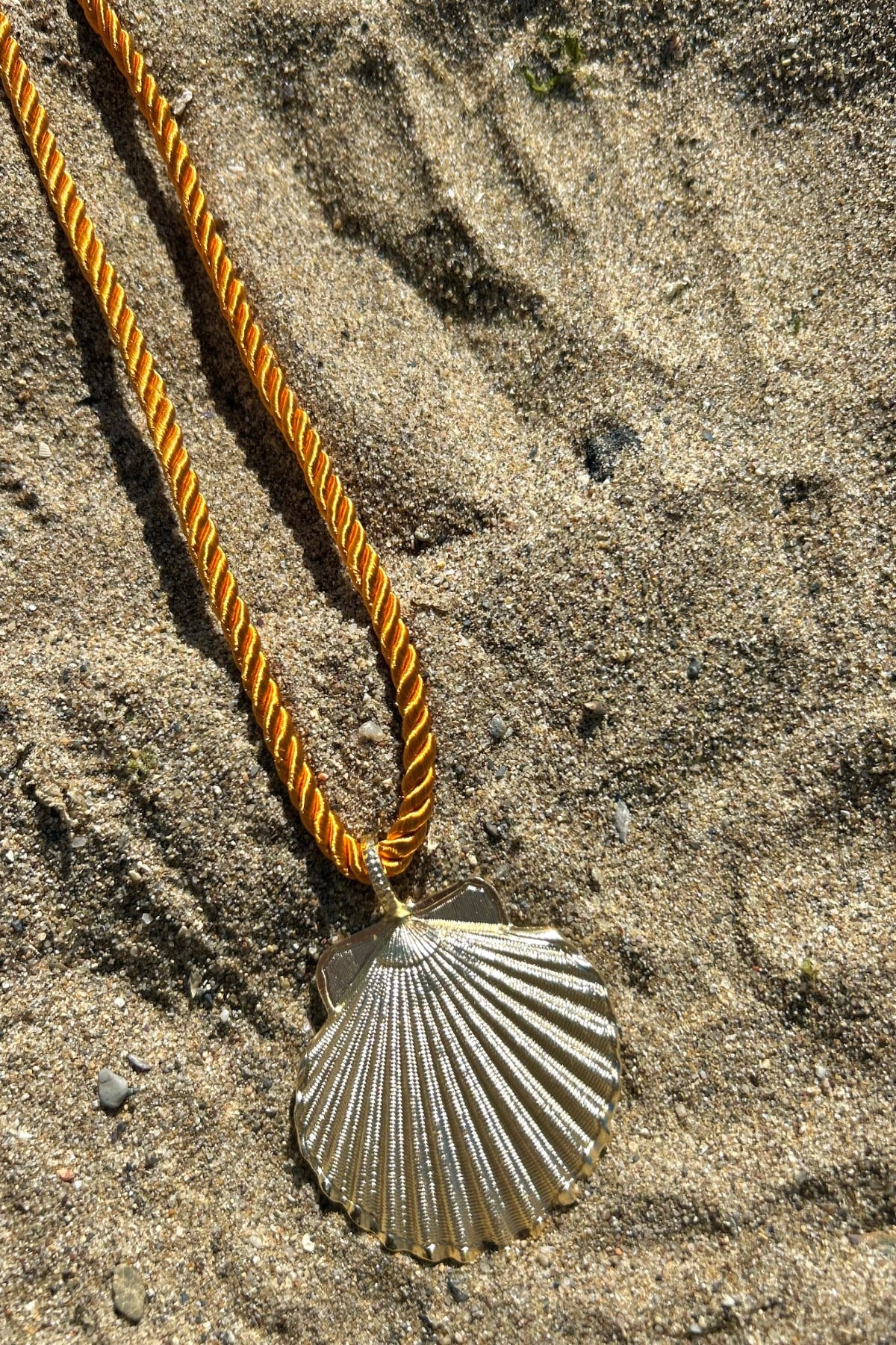 Deniz Kabuğu Detaylı Yazlık/Plajlık Kadın Kolye - Ayarlanabilir (27cm + 7cm)