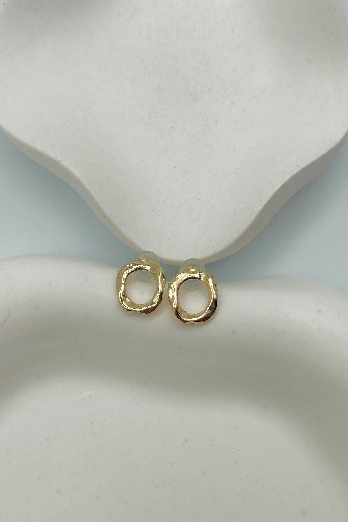 Klasik Halka Model Çoklu Set Kadın Küpe - Gold ve Gümüş Renk