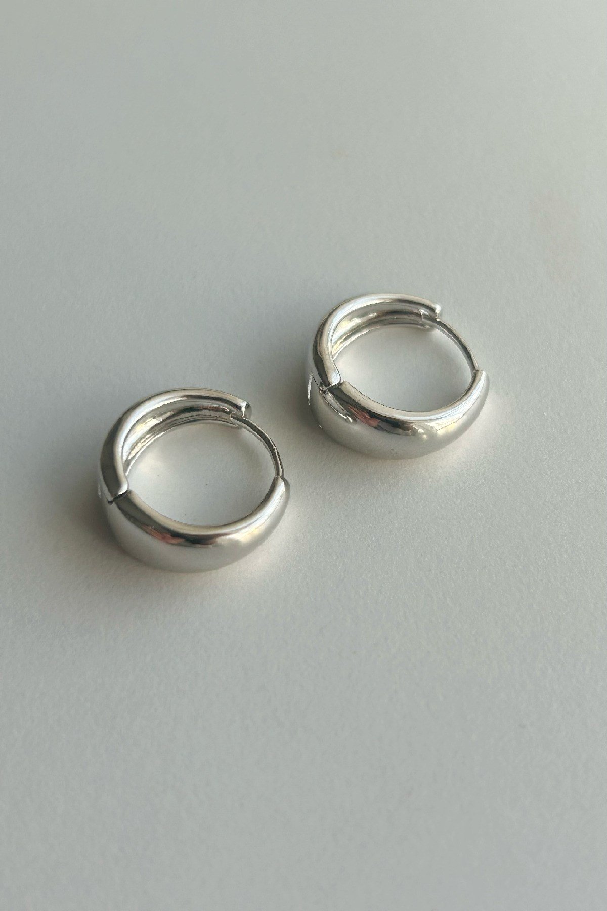 Özel Seri 14K Altın Kaplama Basic Halka Kadın Küpe (Birinci Sınıf Kalite/Kararmaz/Paslanmaz) - Gold/Gümüş