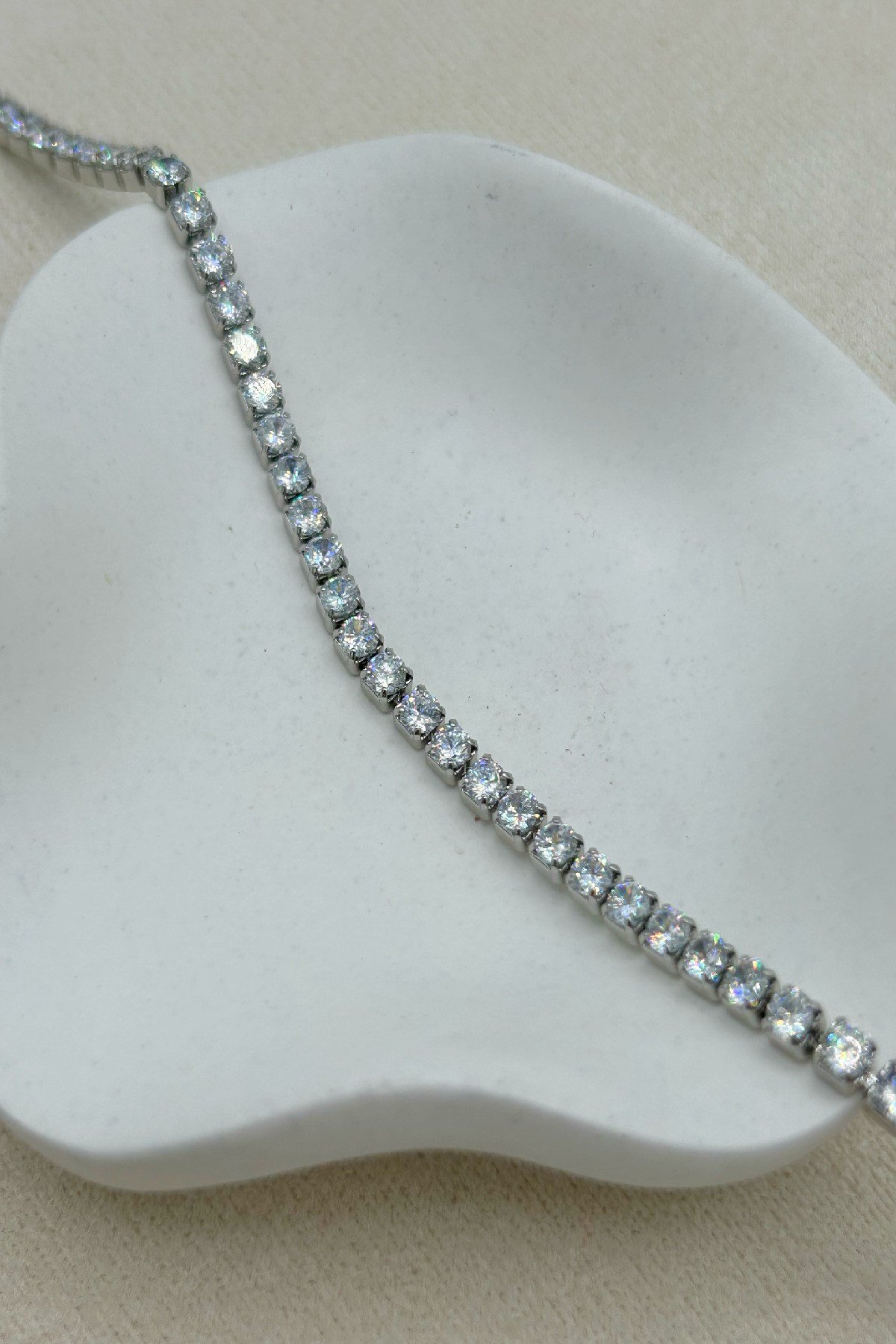 Özel Seri 14K Altın Kaplama Su Yolu Kadın Bileklik-1. Sınıf Kalite/Kararmaz/Paslanmaz-(17 cm+2 cm)