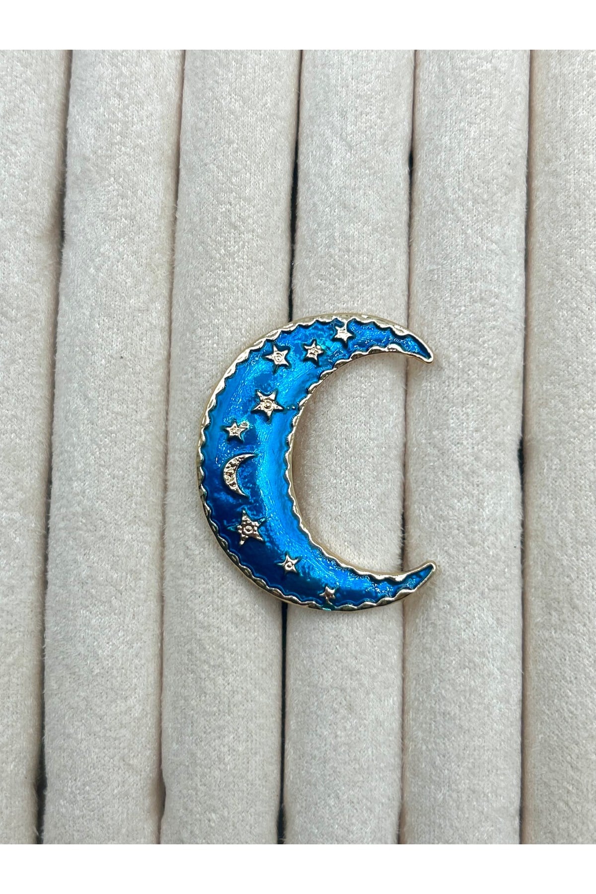 Taşlı Lale Buketi Kadın Broş (5 cm) - Çanta, Şapka, Ceket, Eşarp ve Yaka'da Kullanılabilir