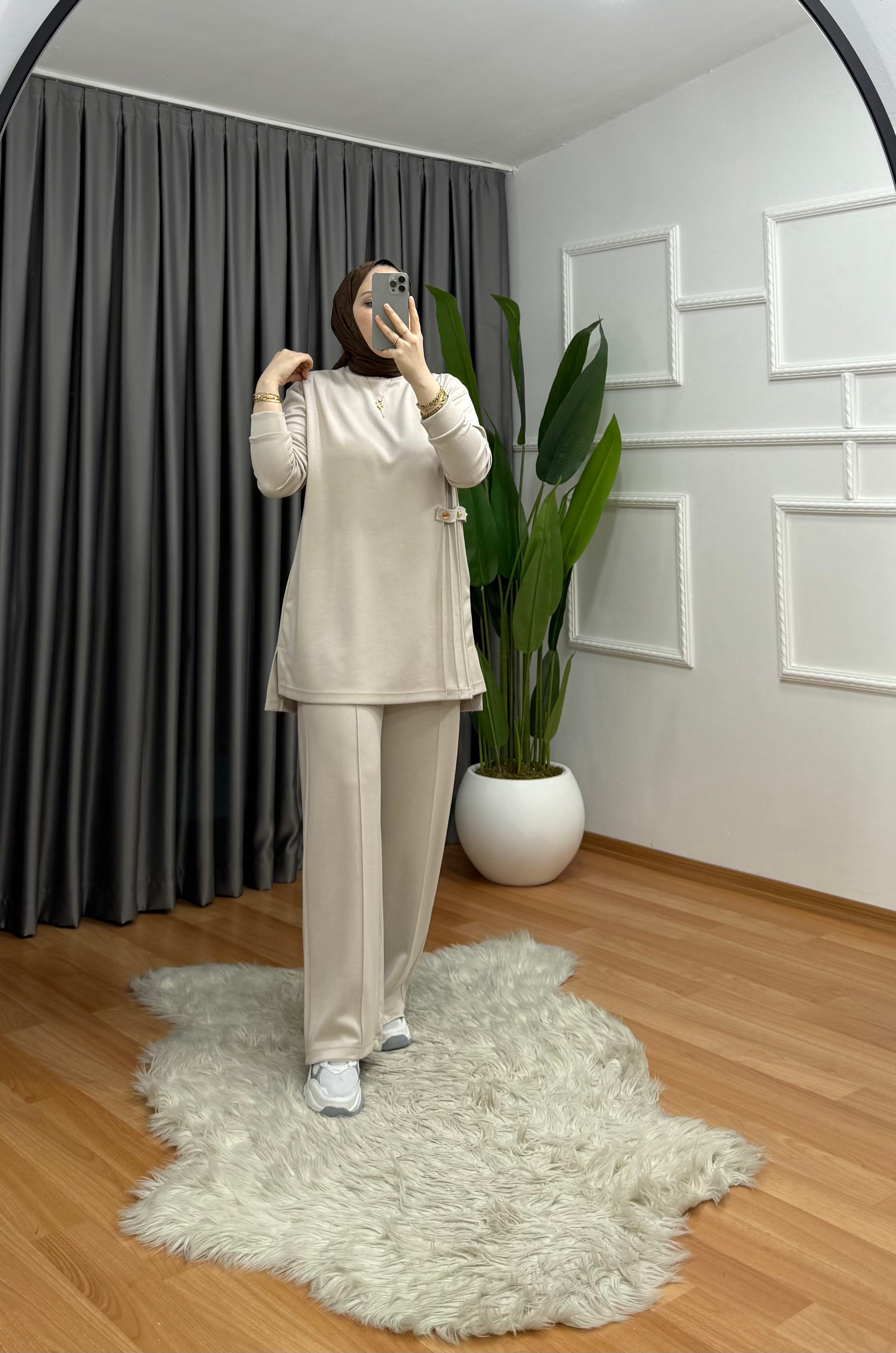 Lore Takım Bej 1011 