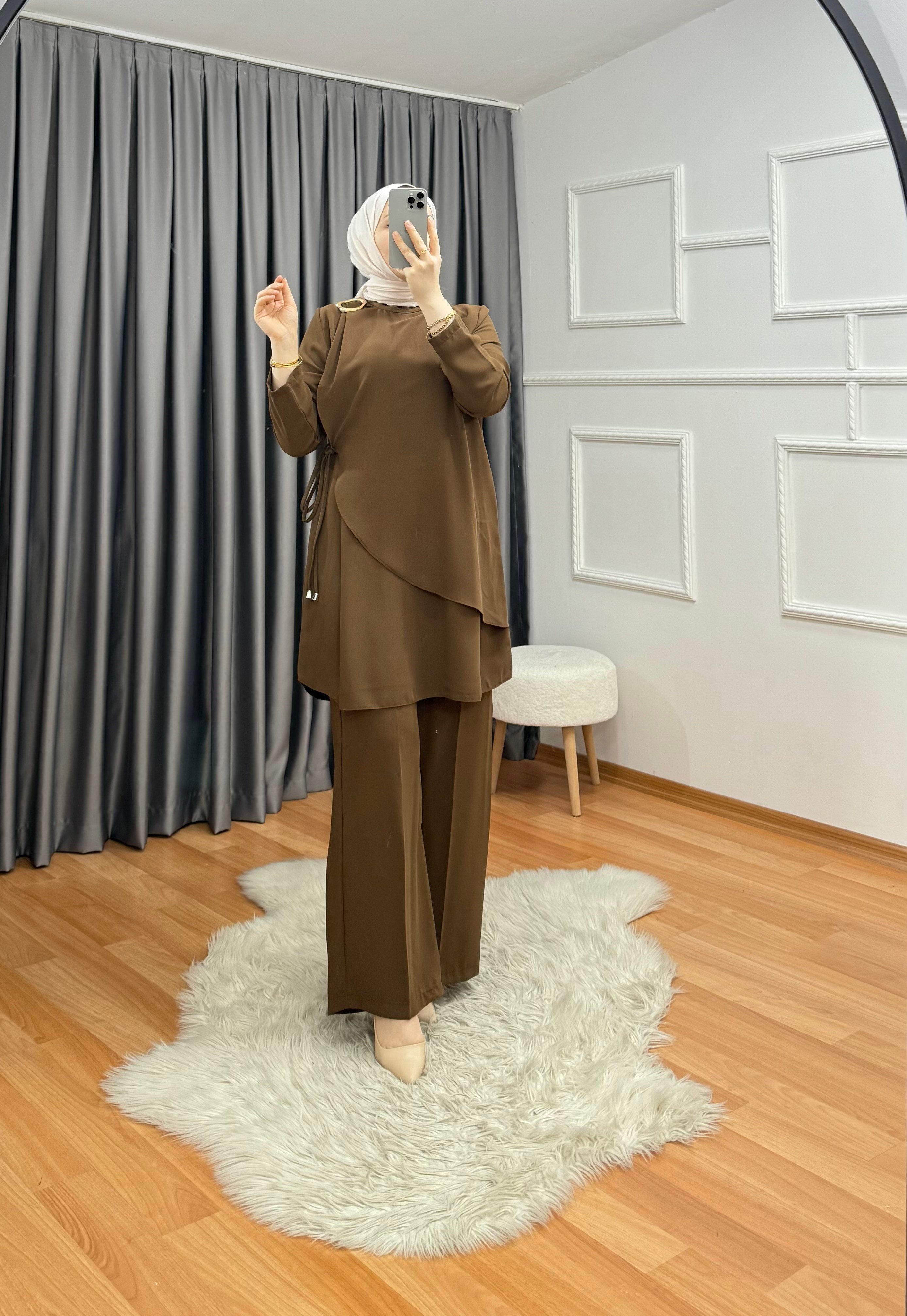 Tina Takım Açık Kahve 1020 