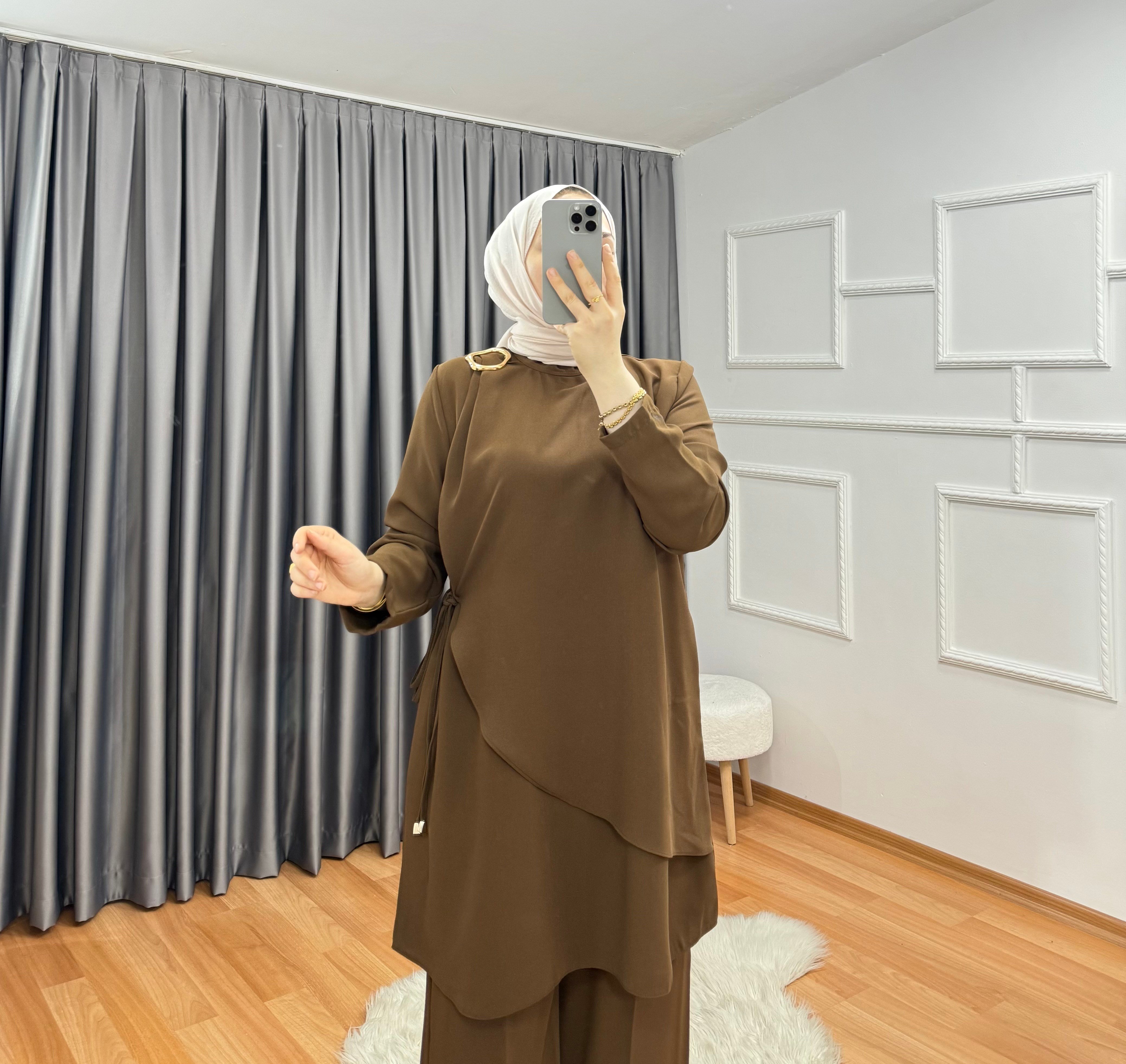 Tina Takım Açık Kahve 1020 