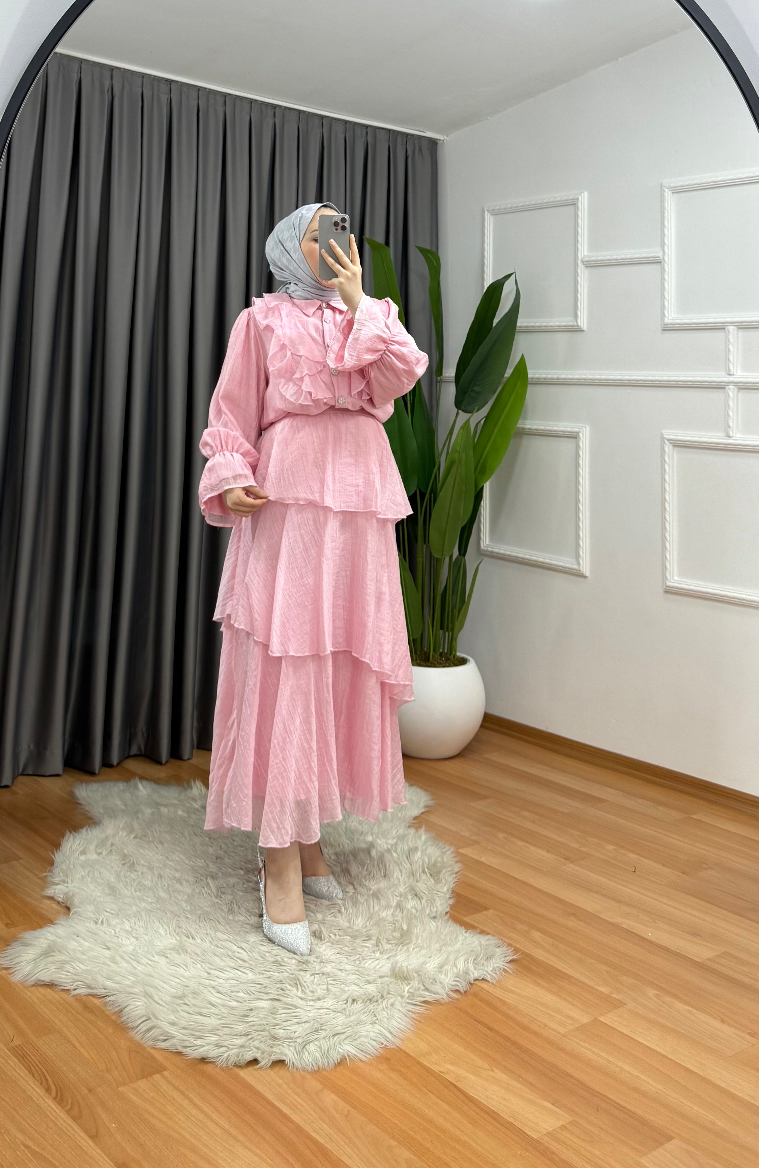 Elçin Takım Pembe 1040 
