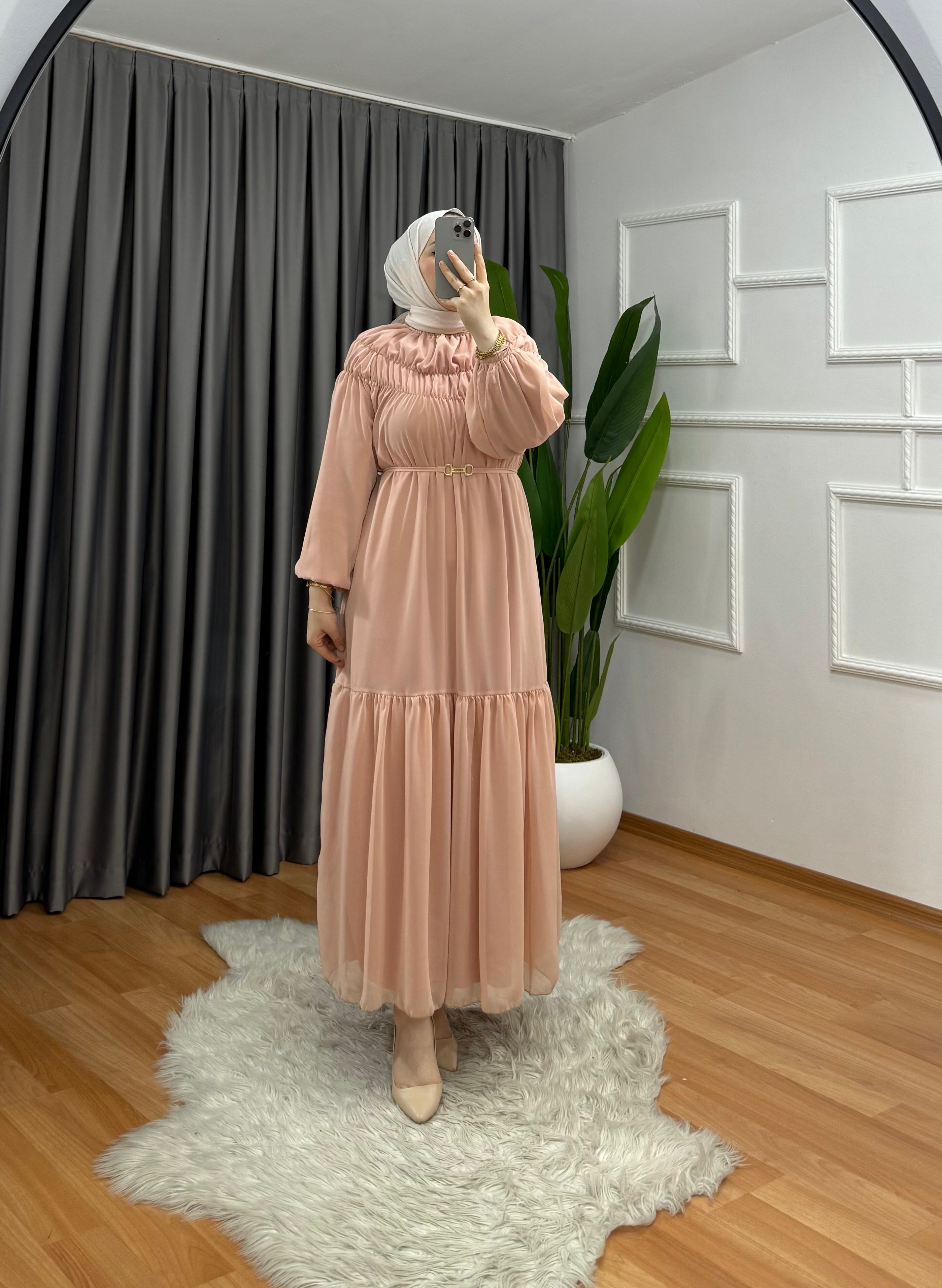 Çelebi Elbise Pembe 1044 