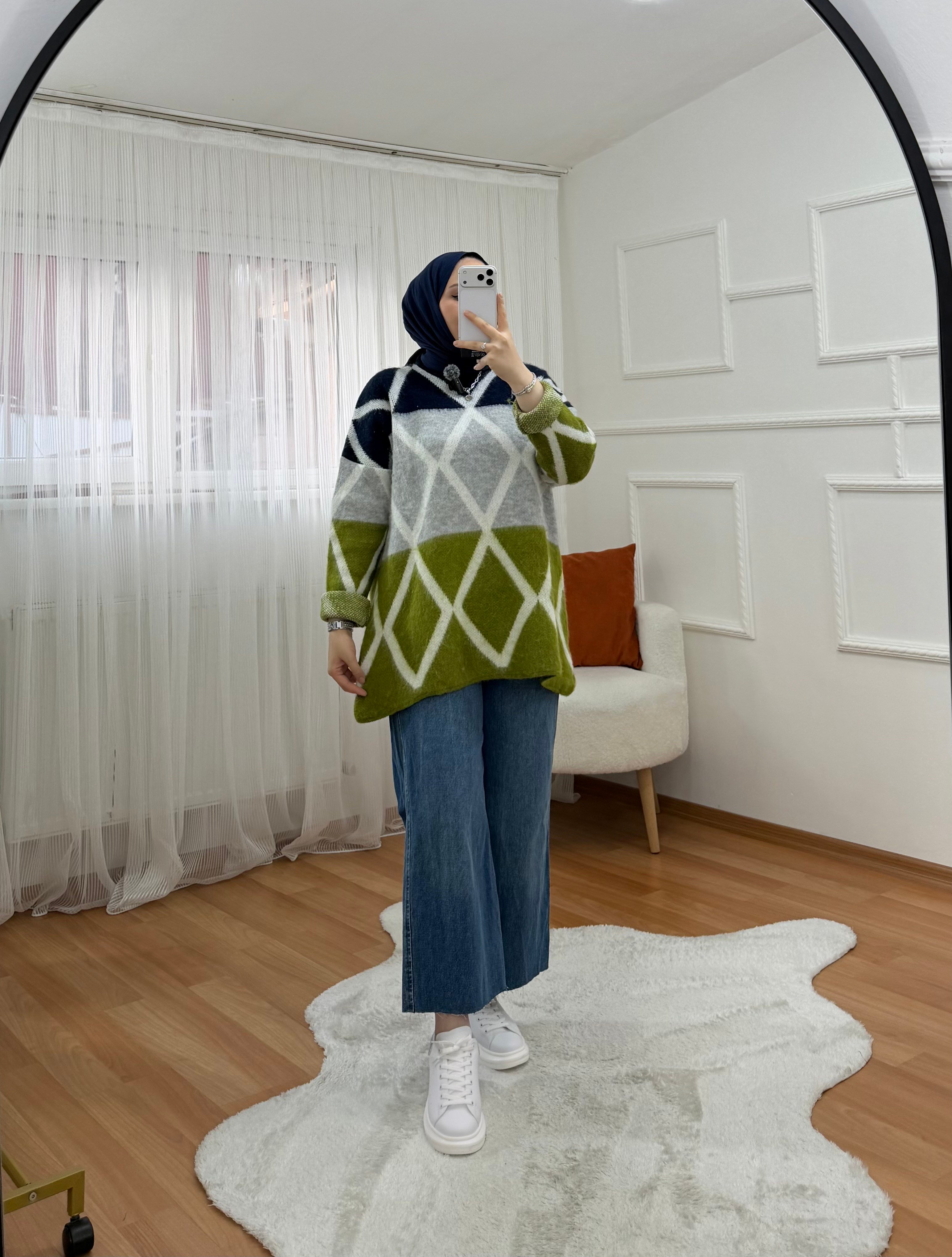 Qub Baklava Kazak Yağ Yeşili 1055 