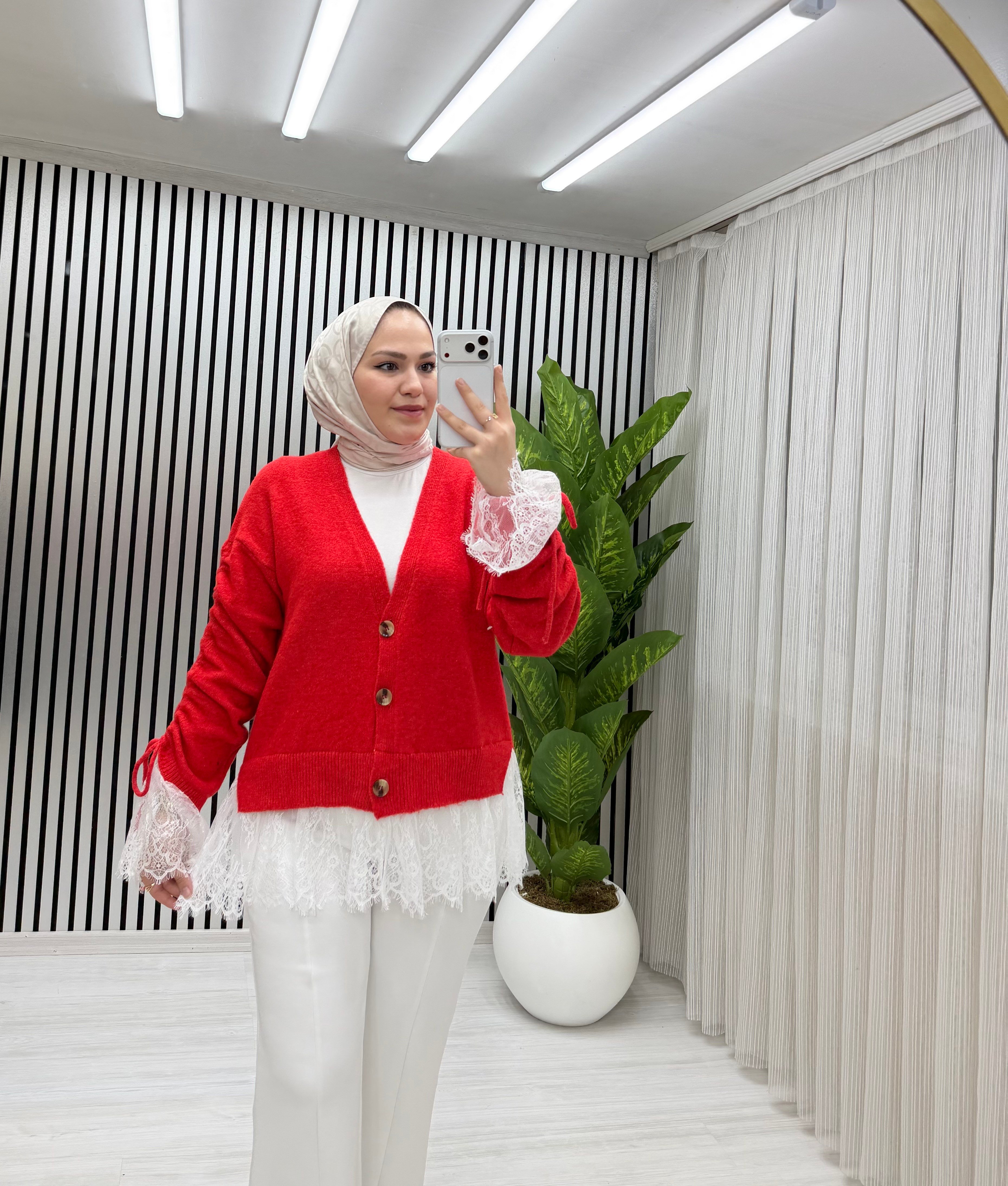 Eful Hırka Kırmızı 1060 