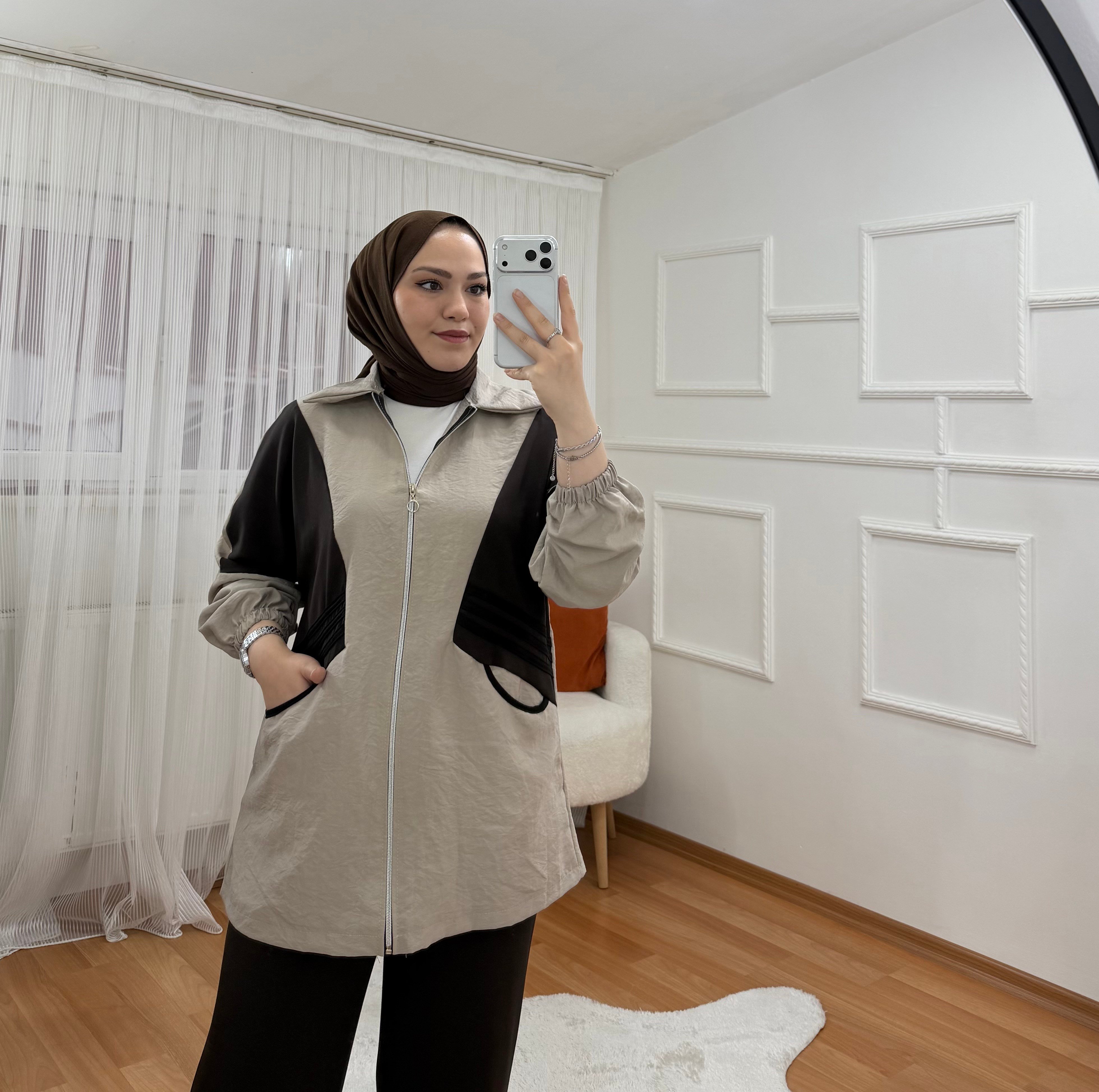 Ayşim Takım Kahve Bej 1063 
