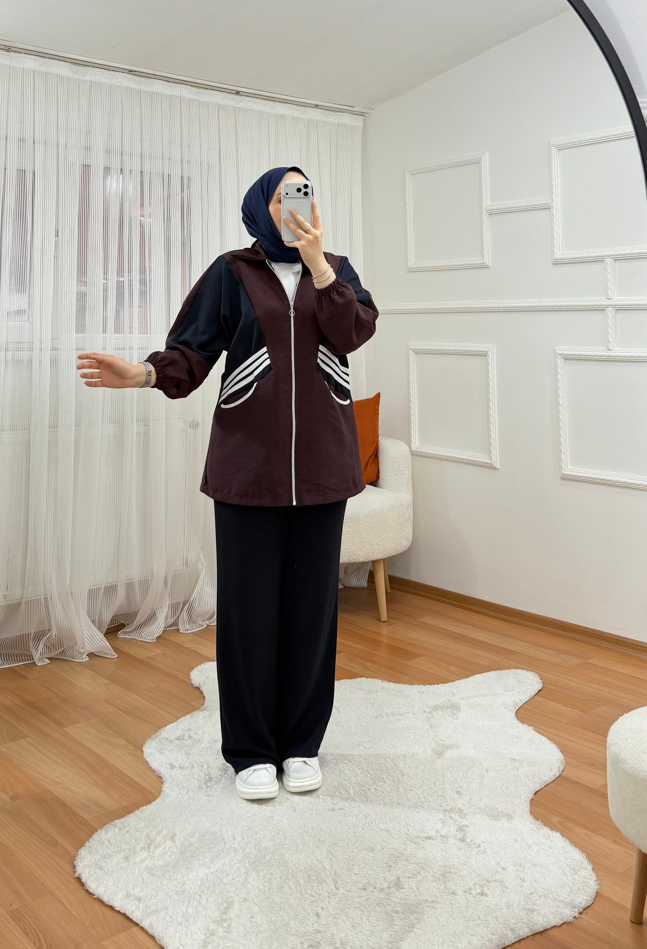 Ayşim Takım Lacivert Mürdüm 1063 