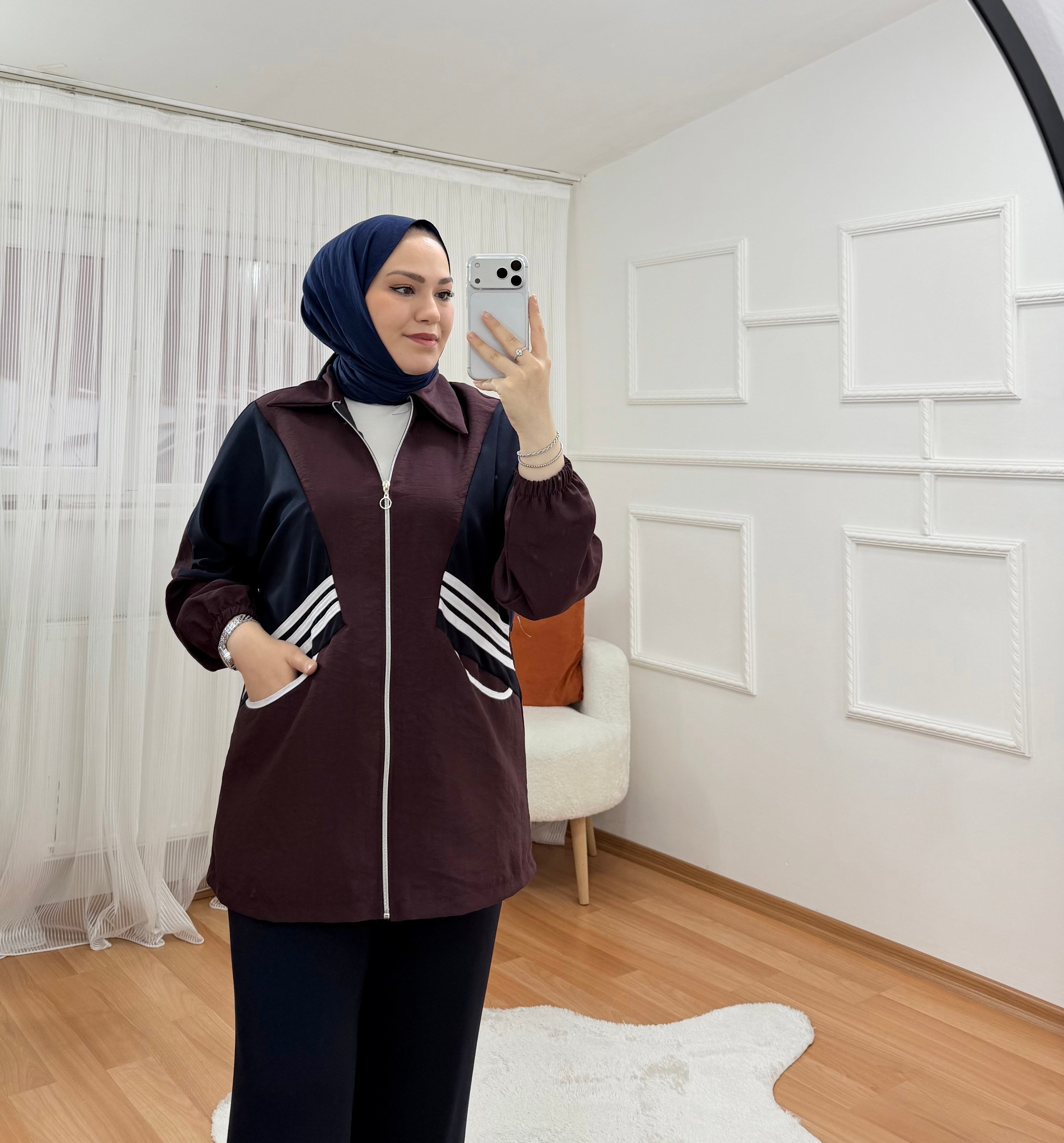 Ayşim Takım Lacivert Mürdüm 1063 