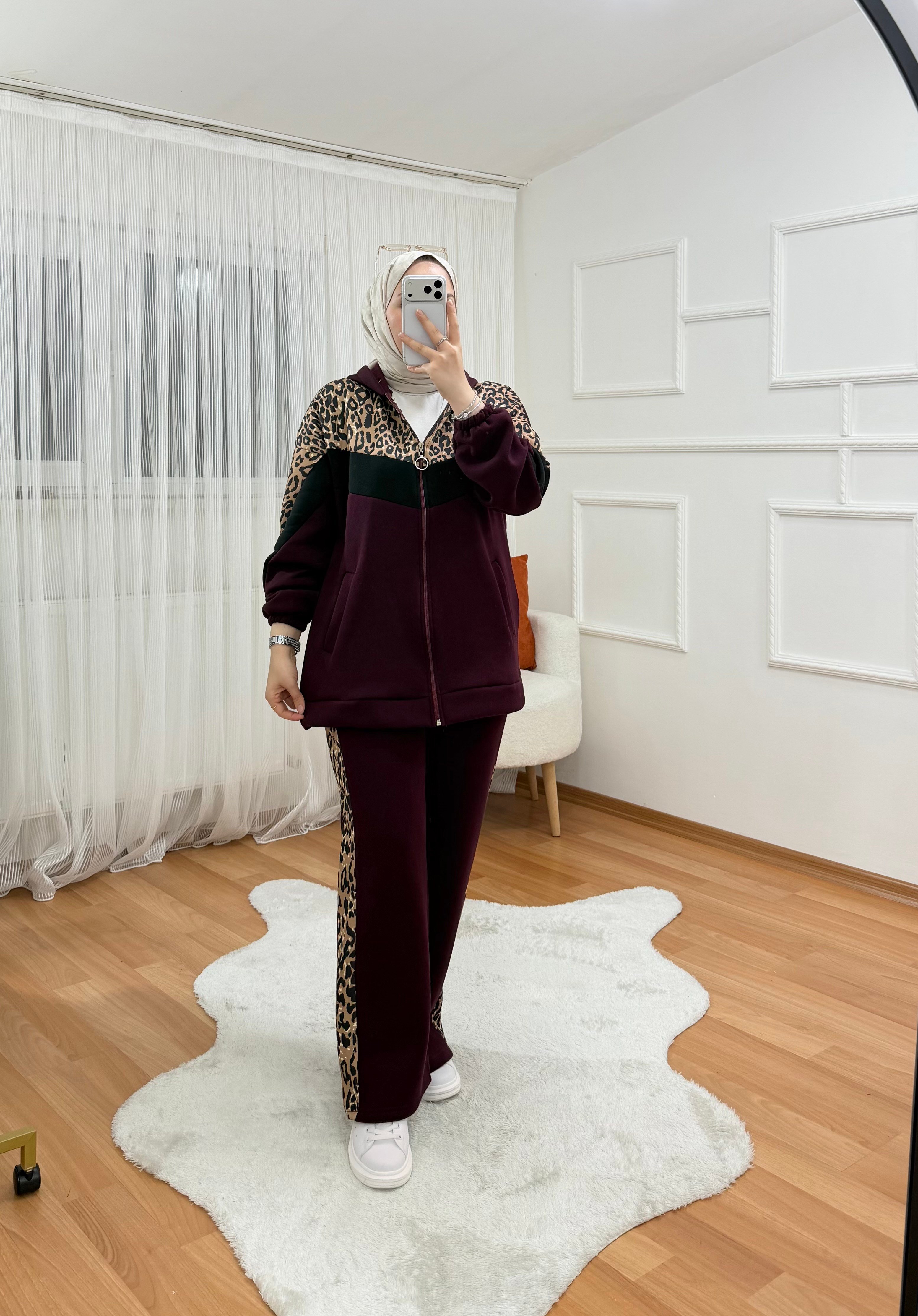 Leopar Takım Bordo 1063 