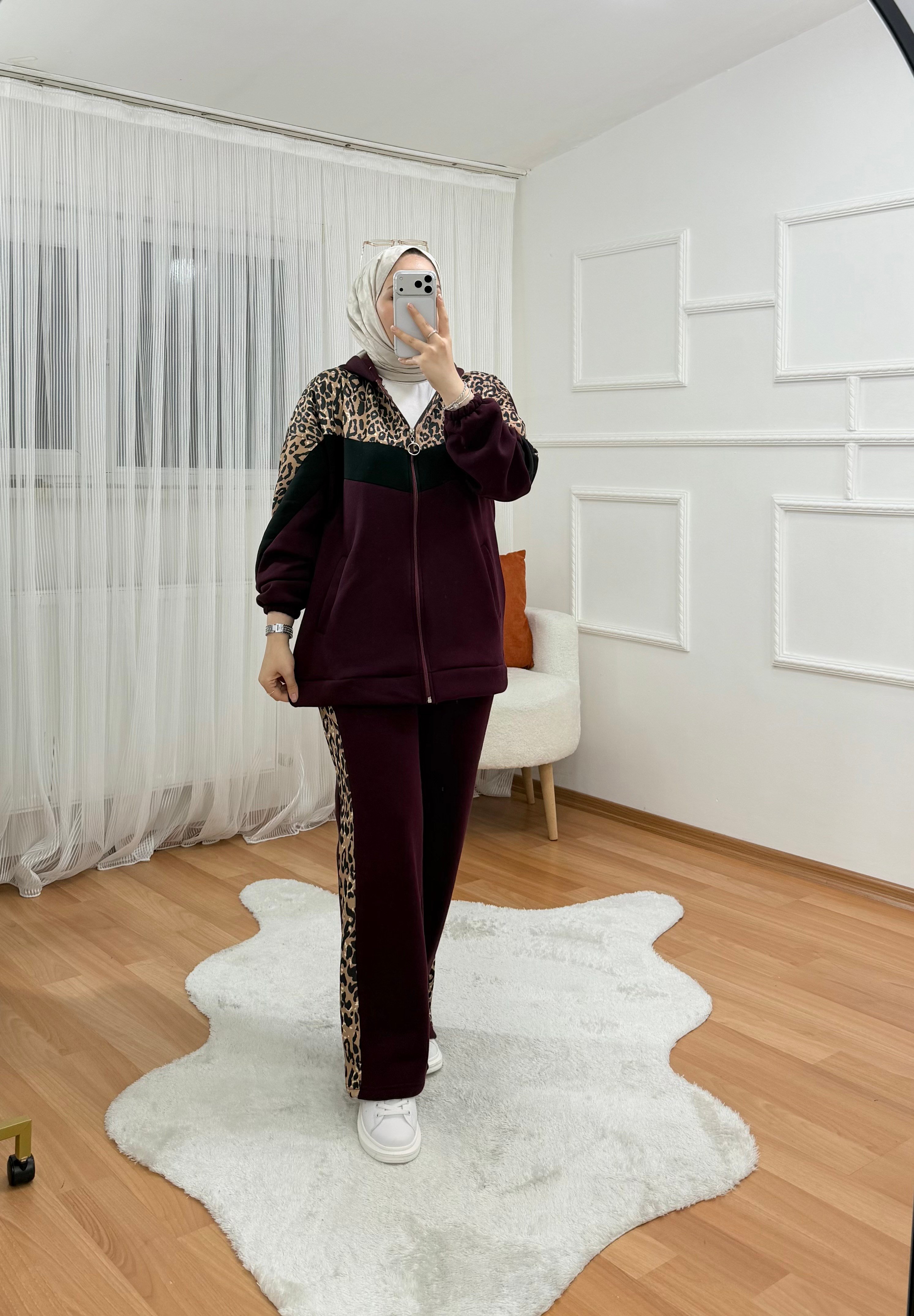 Leopar Takım Bordo 1063 