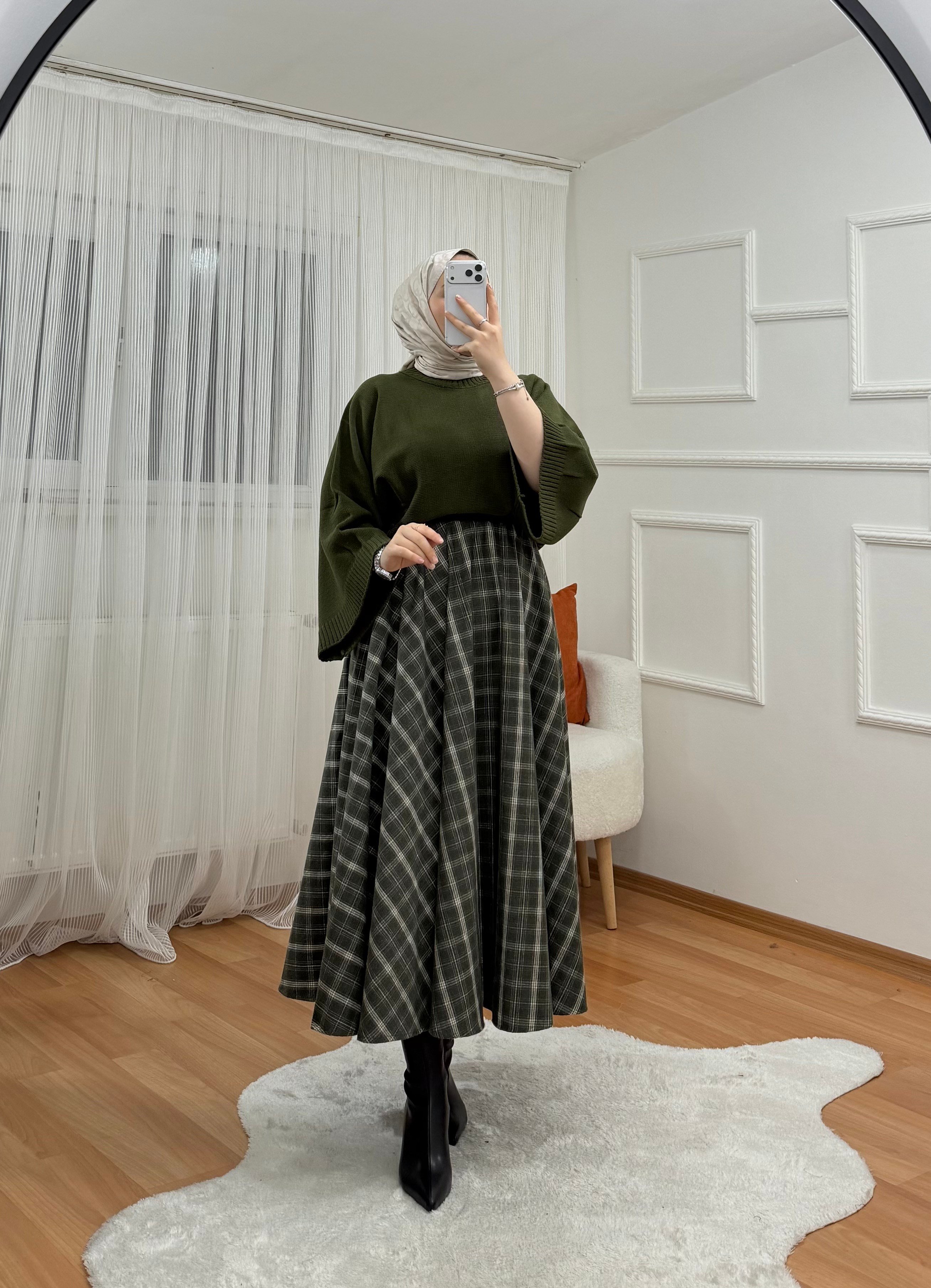 Ekose Etek Yeşil 1067 