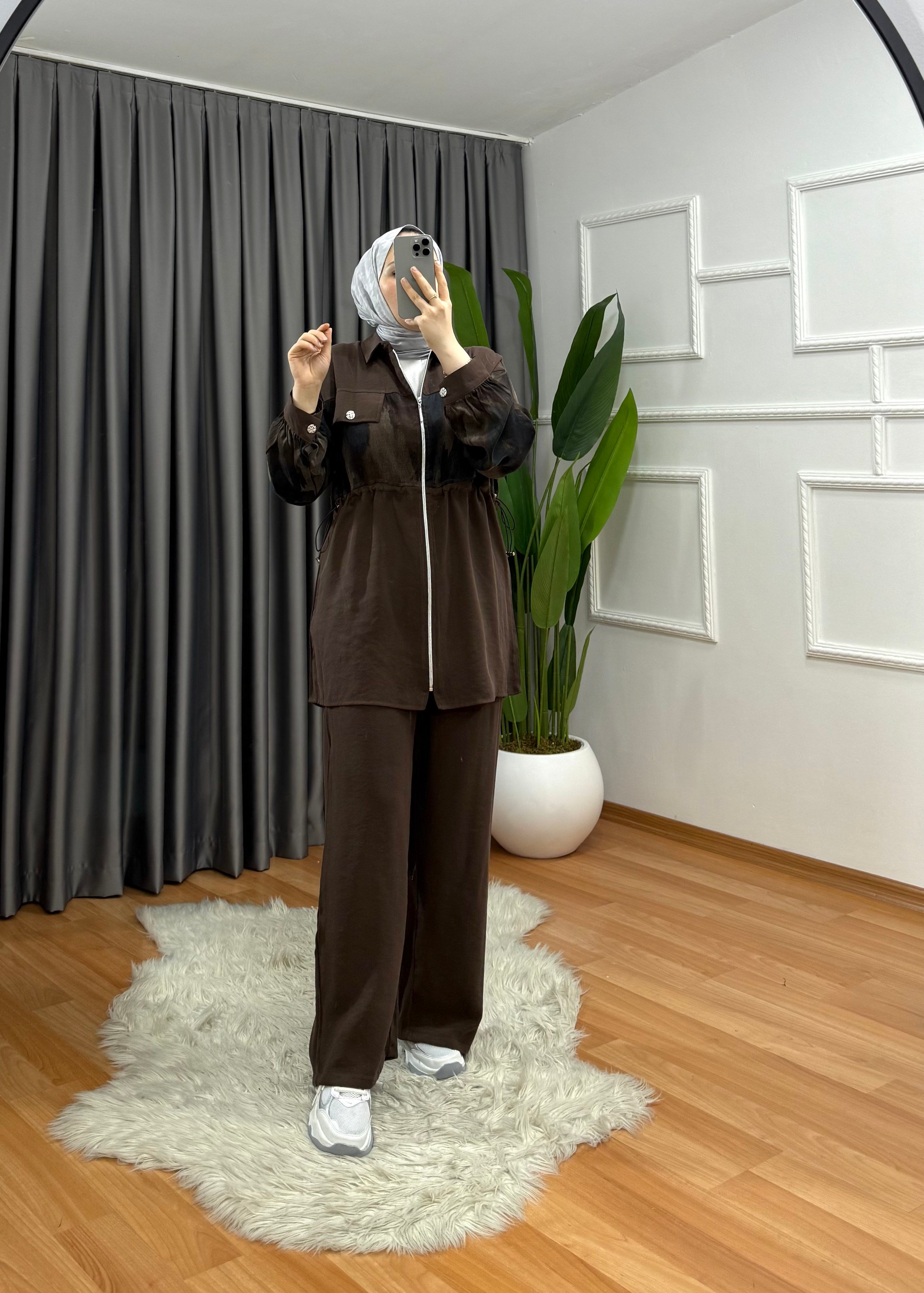 Damgalı Takım Kahve 3333 