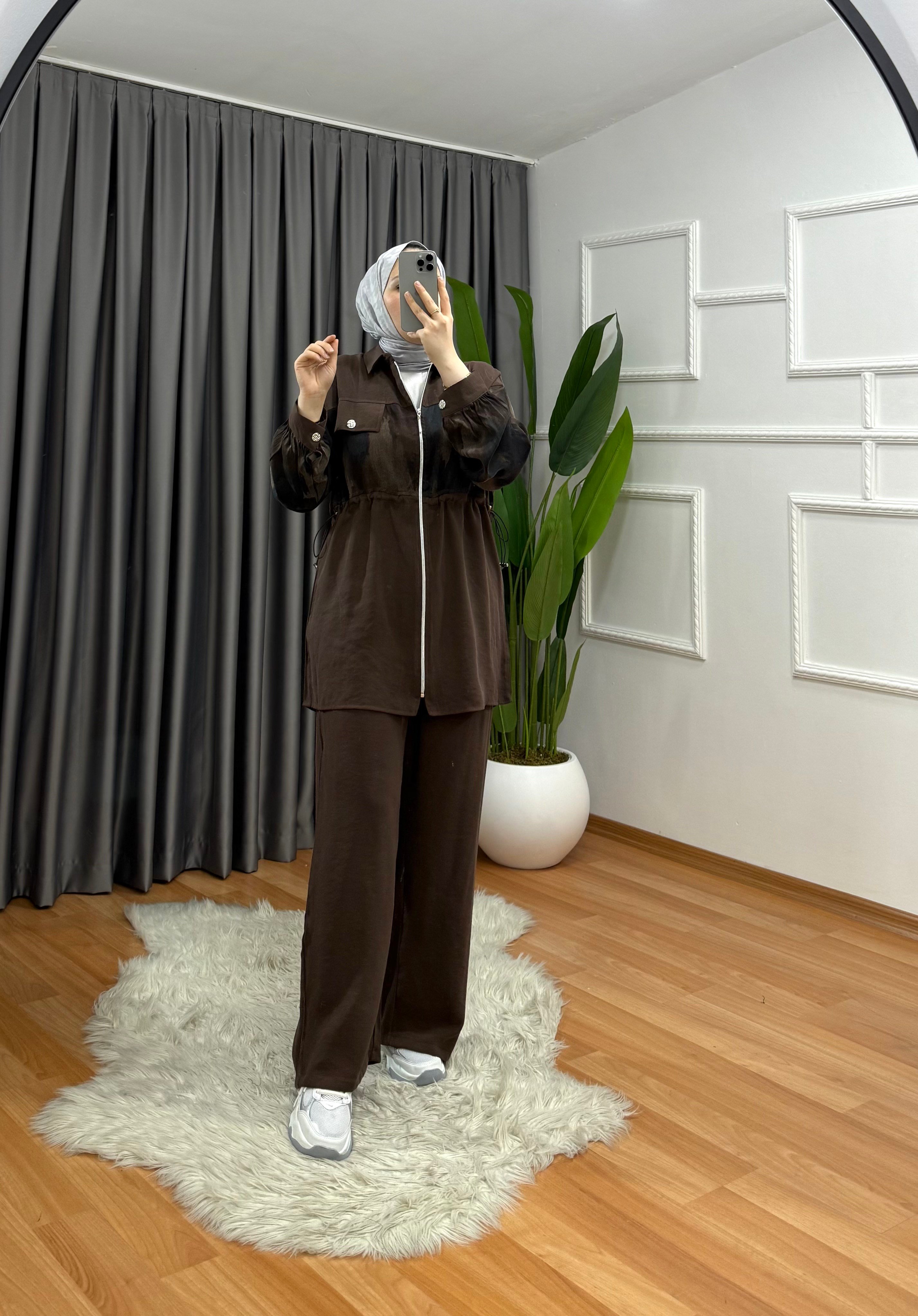 Damgalı Takım Kahve 3333 