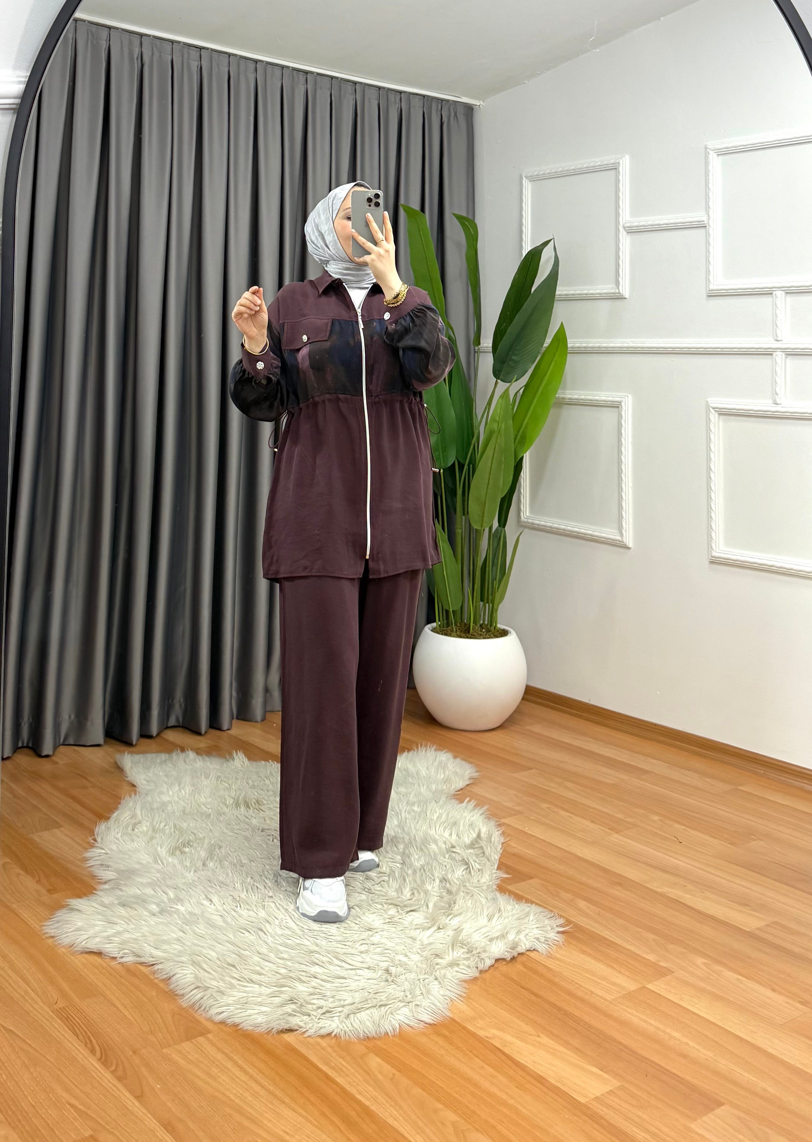 Damgalı Takım Mürdüm 3333 