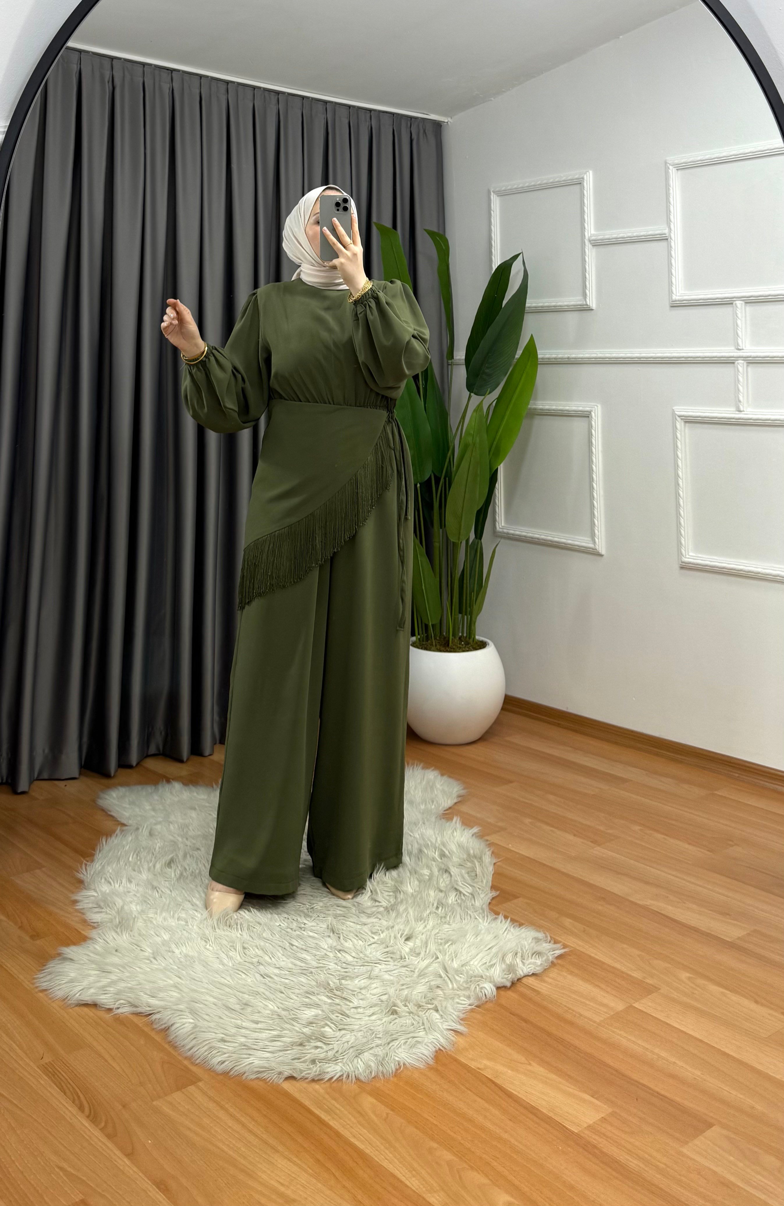 Püskül Tulum Yeşil 4444 