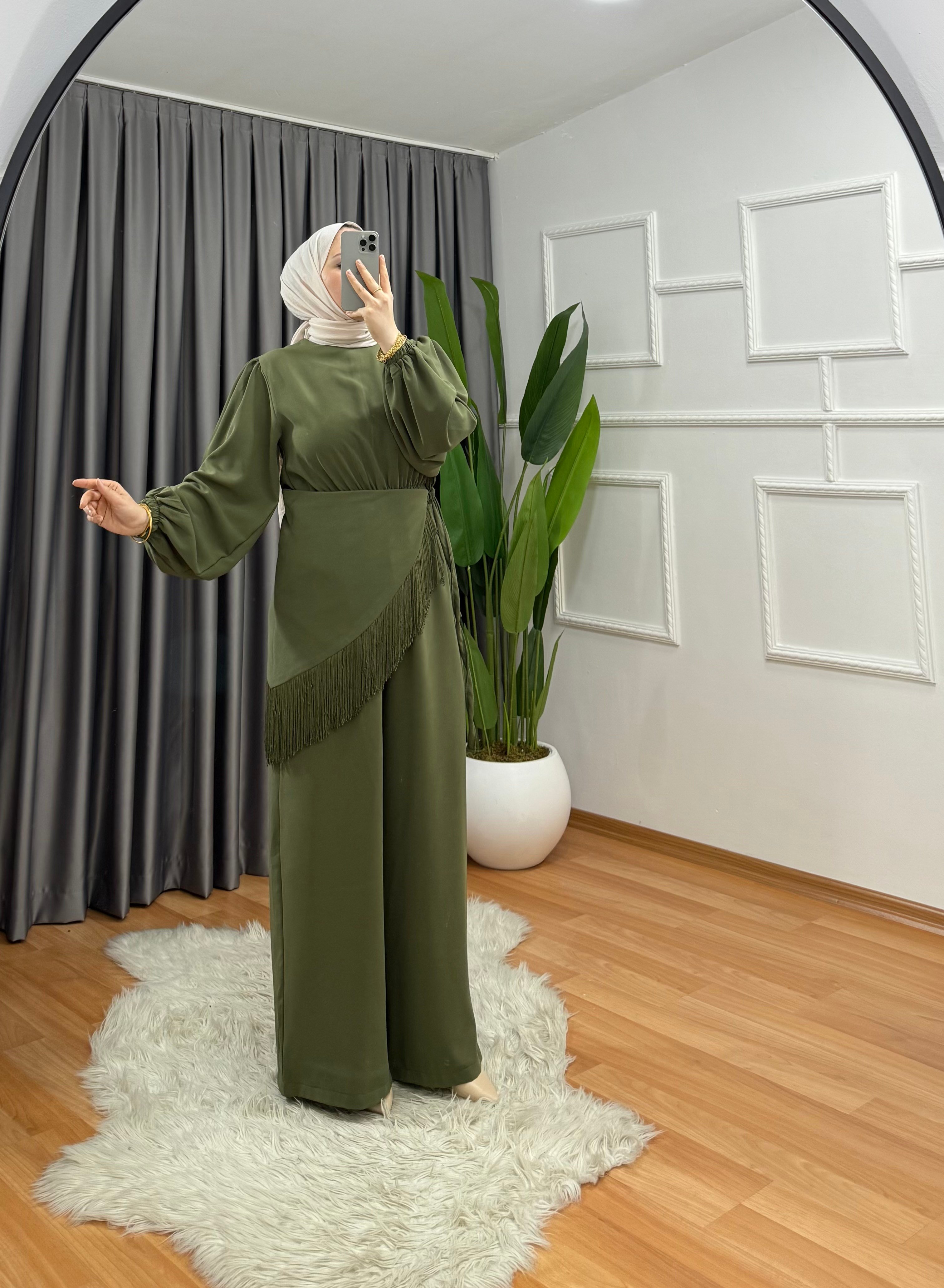 Püskül Tulum Yeşil 4444 
