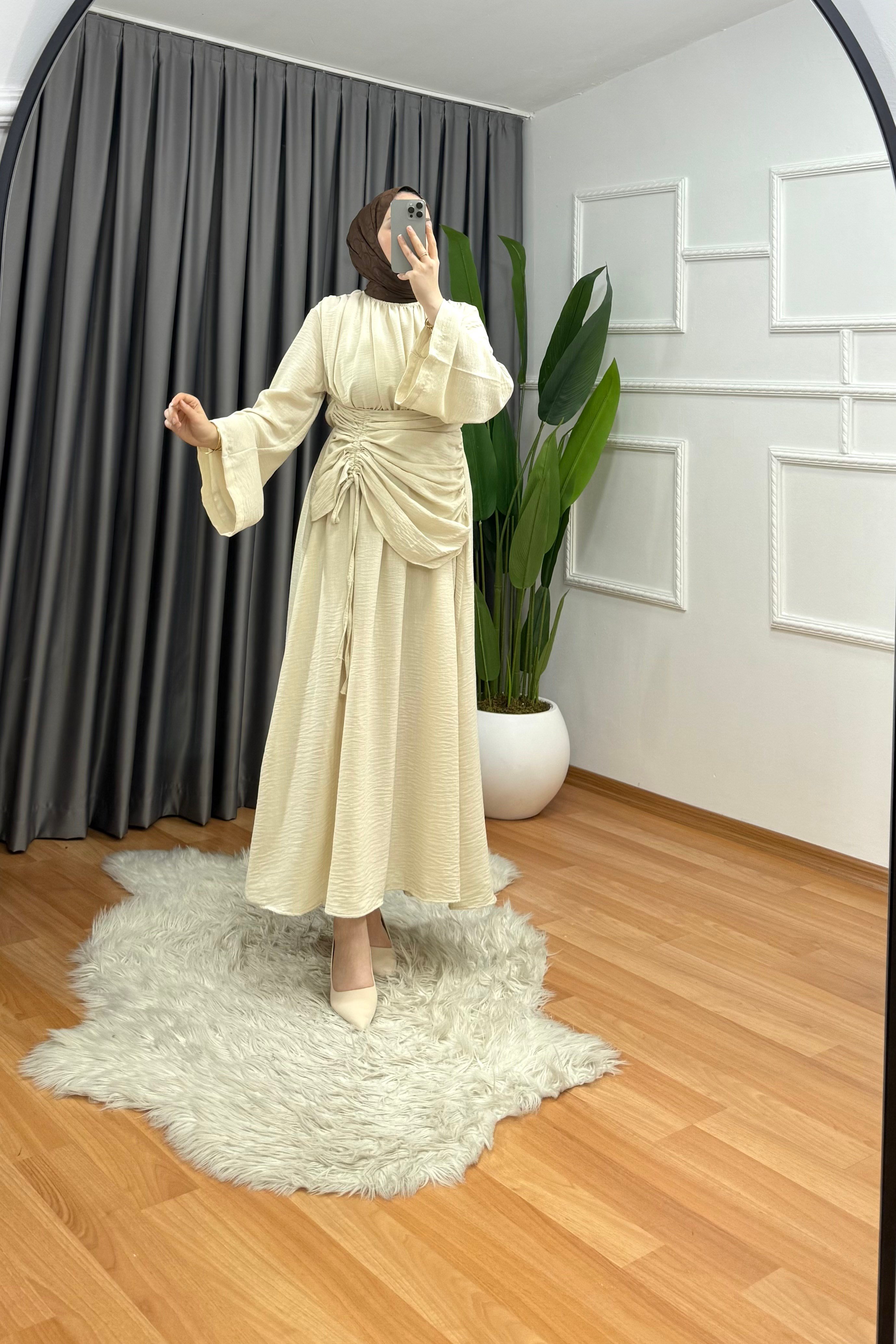 Arya Elbise Bej 5555 