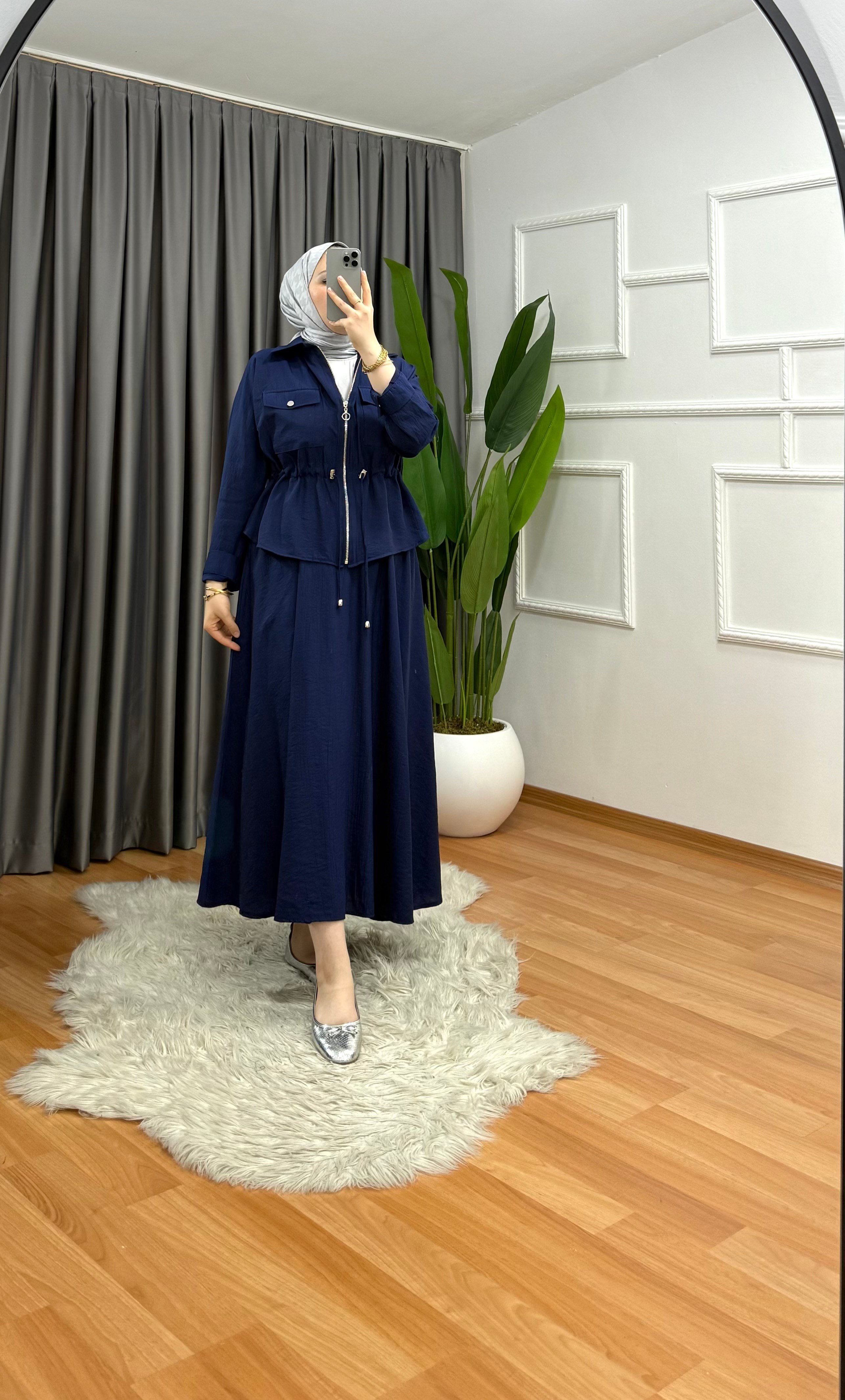 Emma Etekli Takım Lacivert 6666 