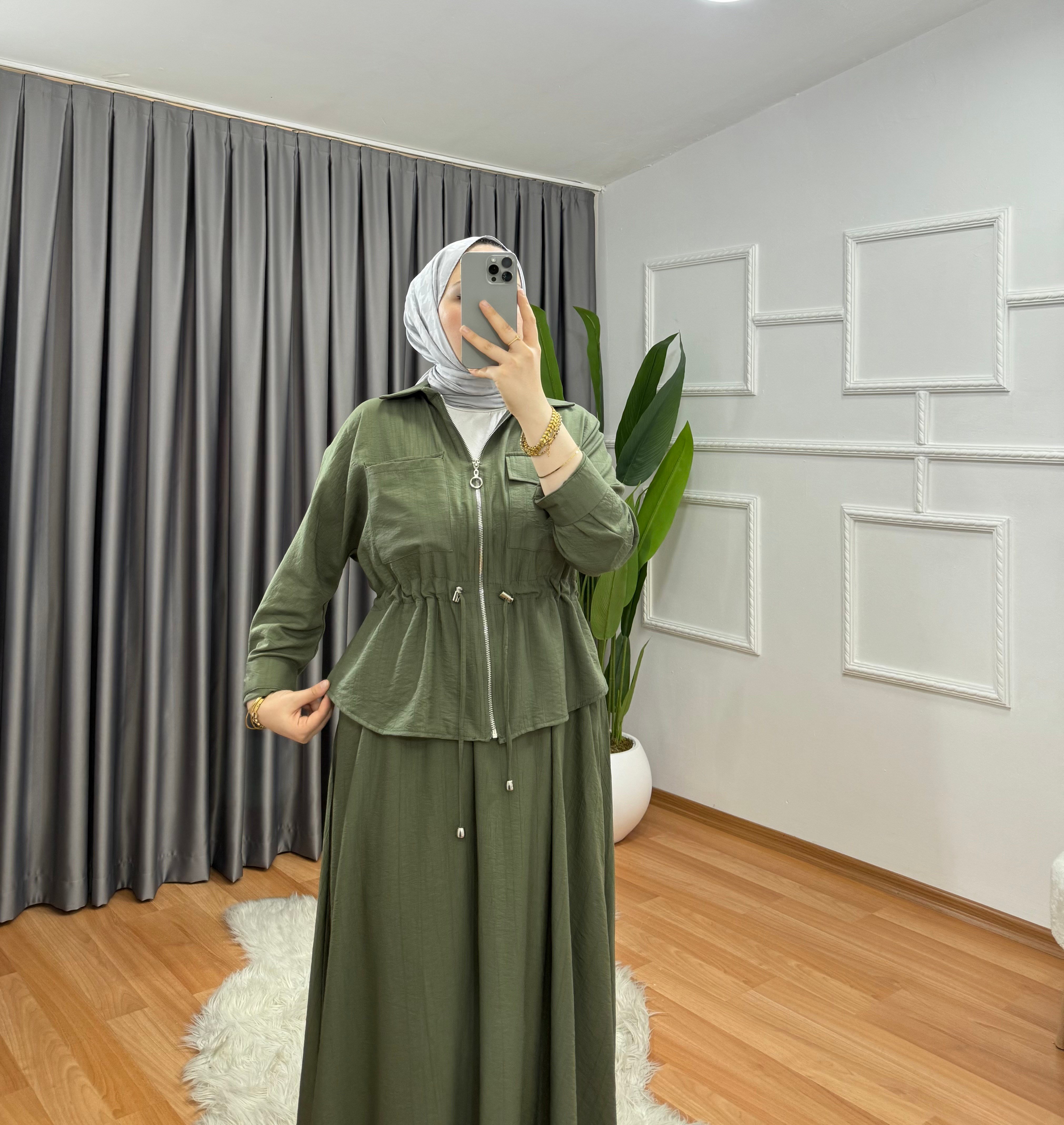Emma Etekli Takım Yeşil 6666 