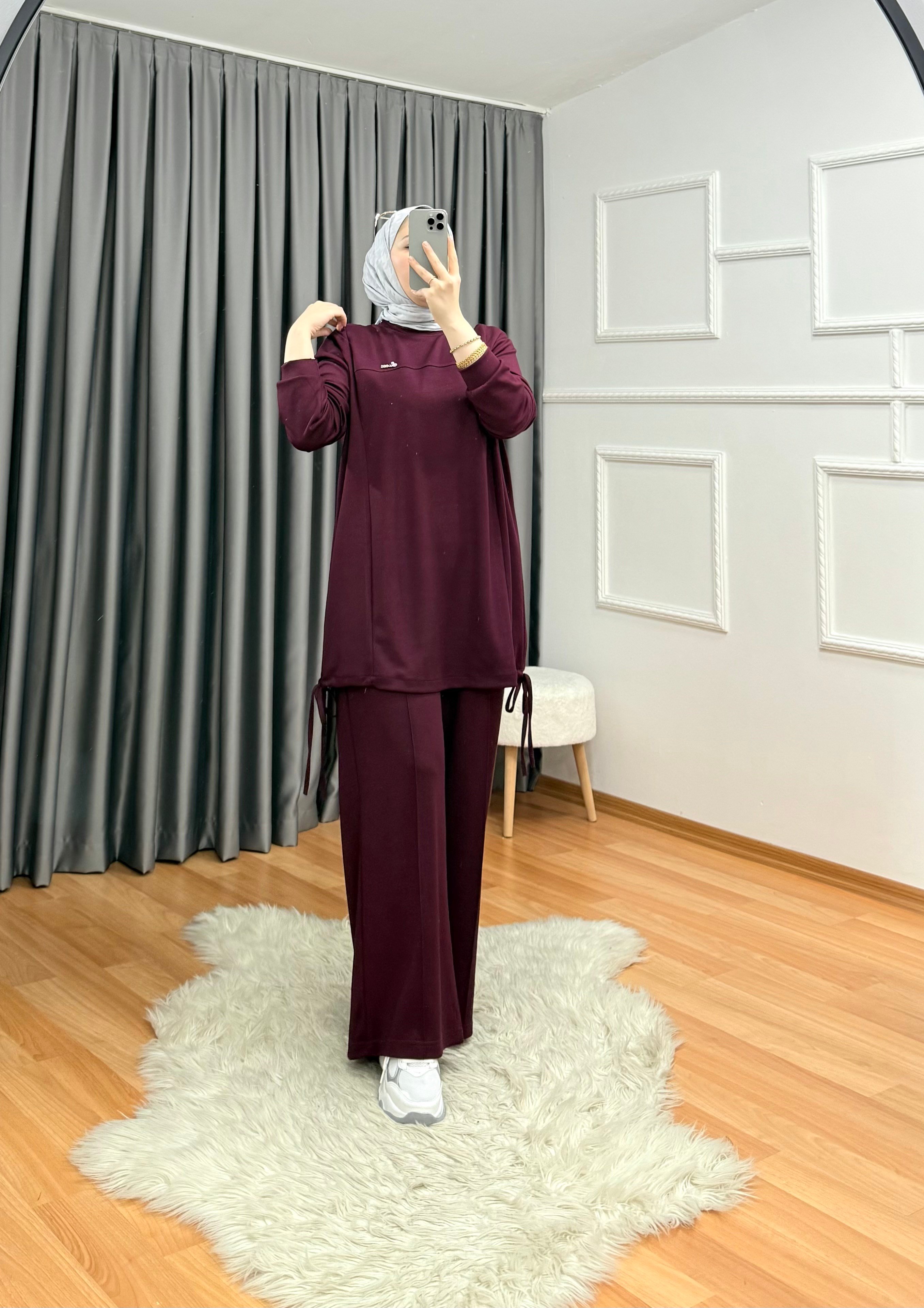 Ella Takım Bordo 9999 