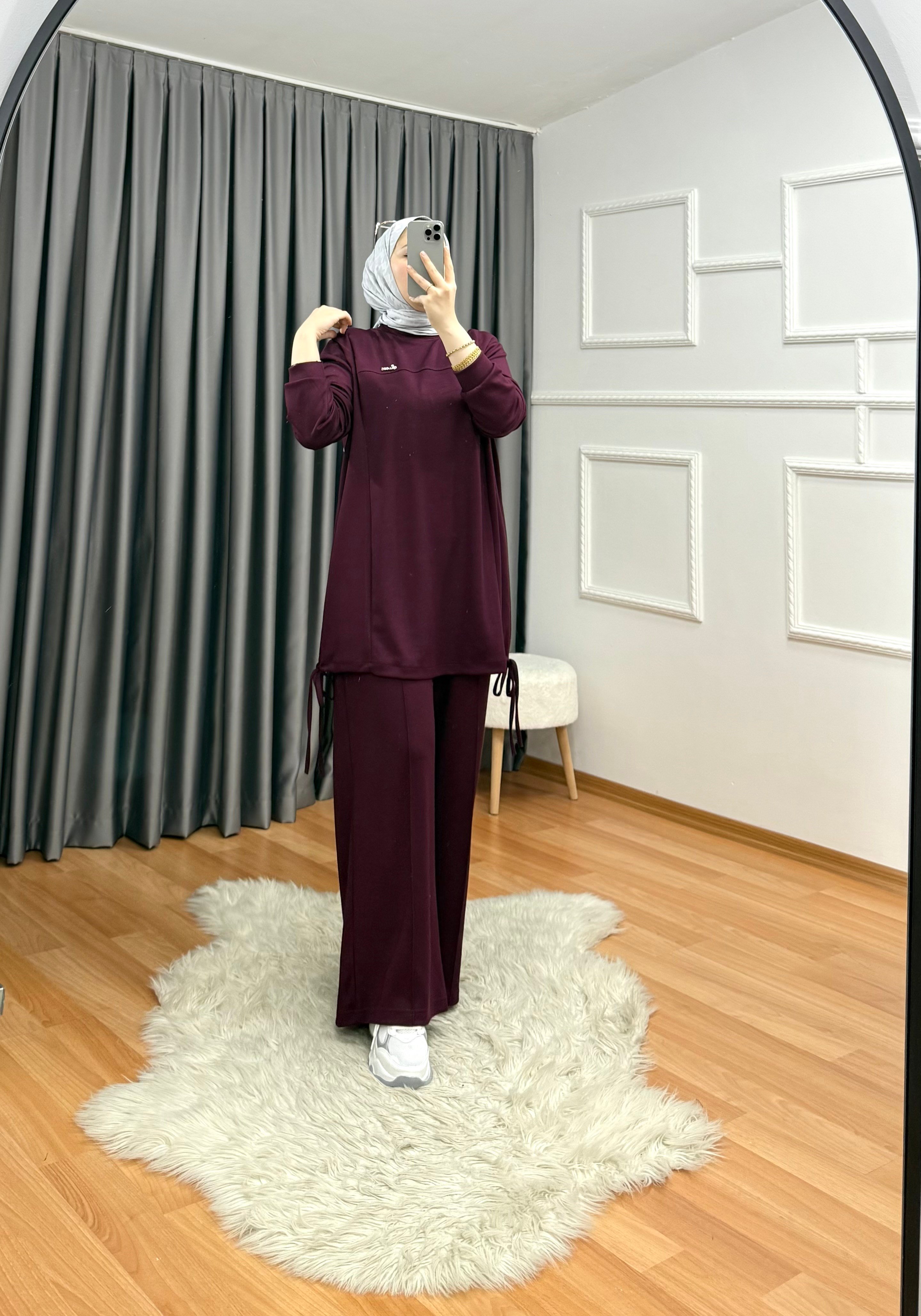 Ella Takım Bordo 9999 