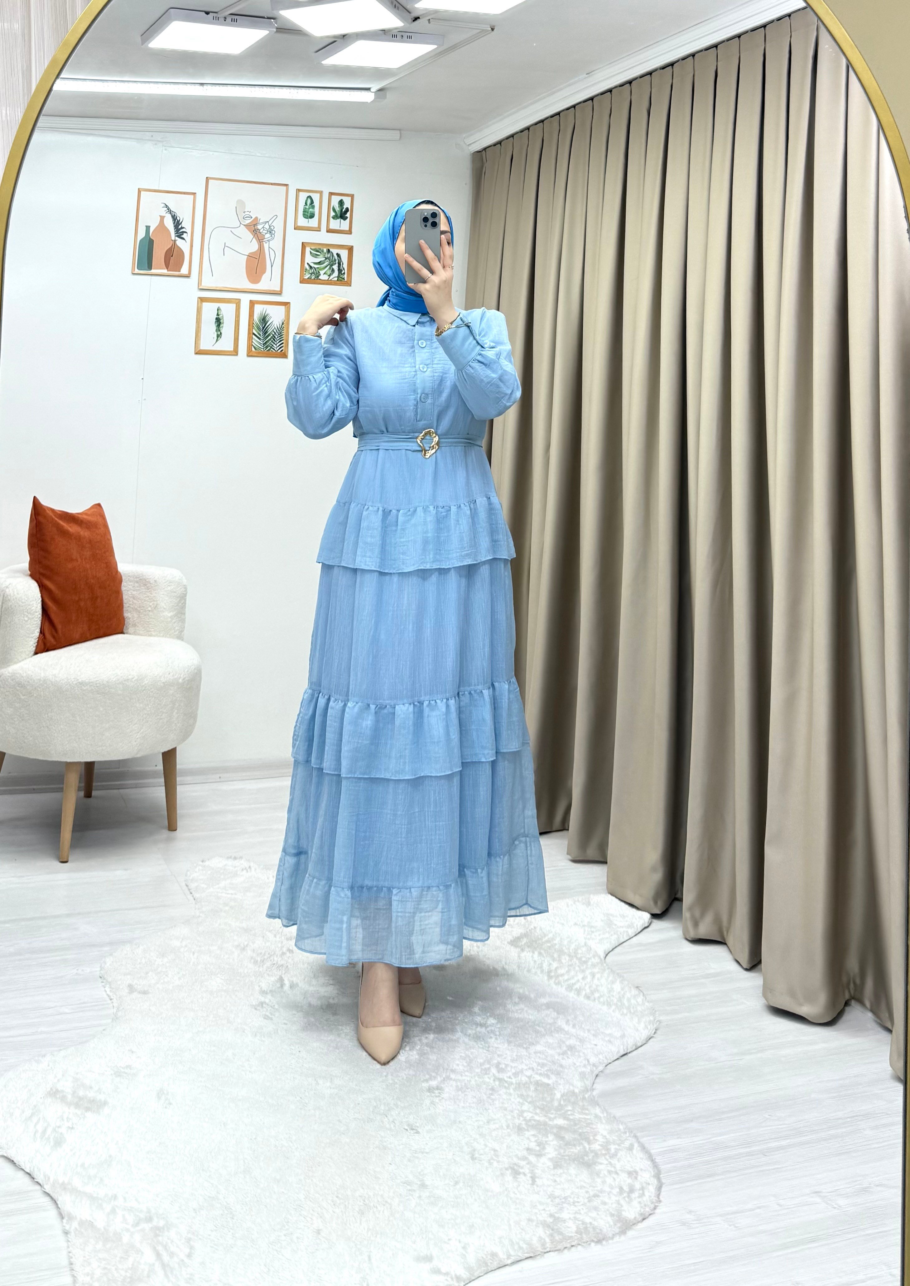 Alina Elbise Mavi  0011 