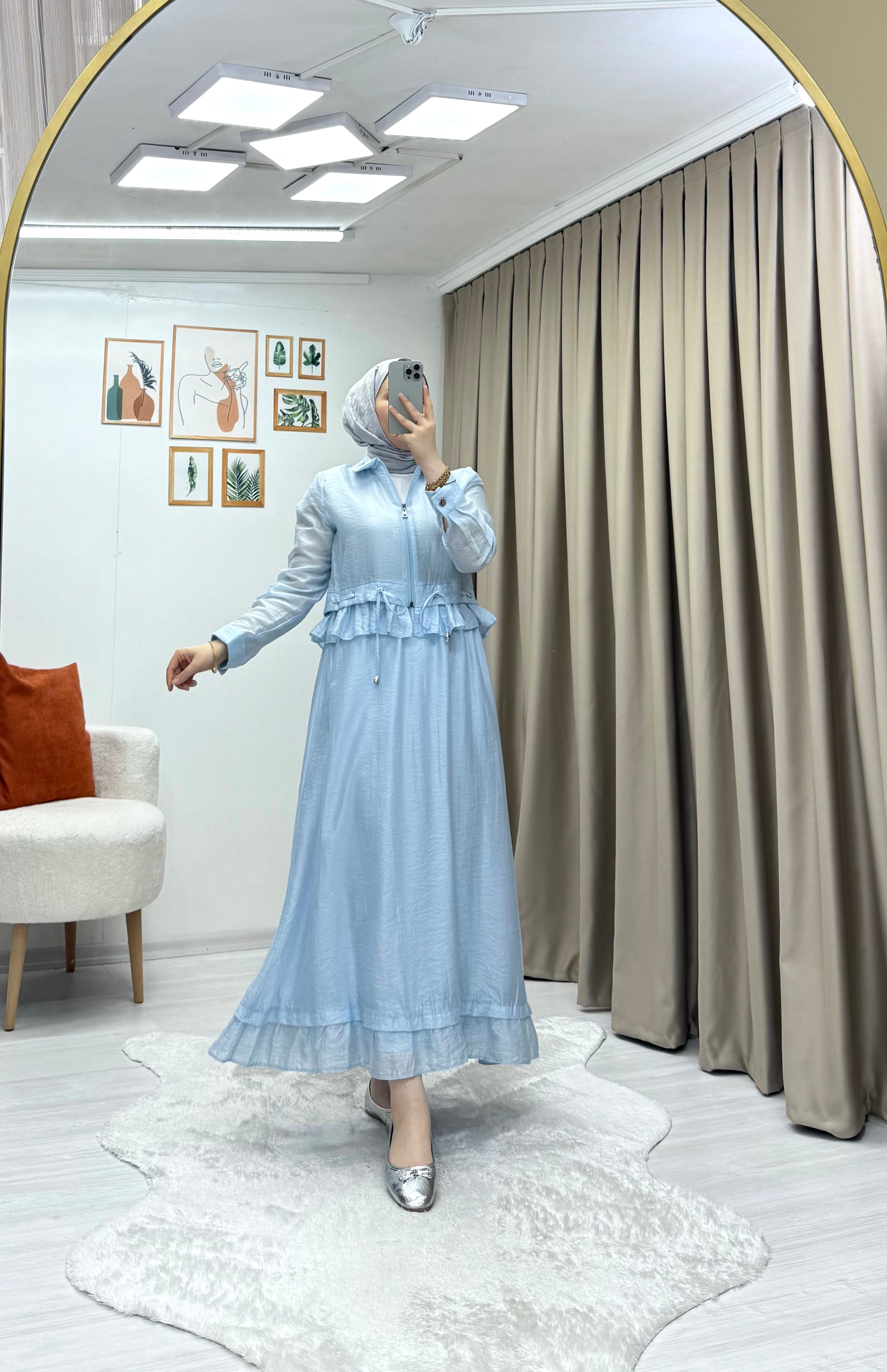 Hanna Etekli Takım Mavi 0011 